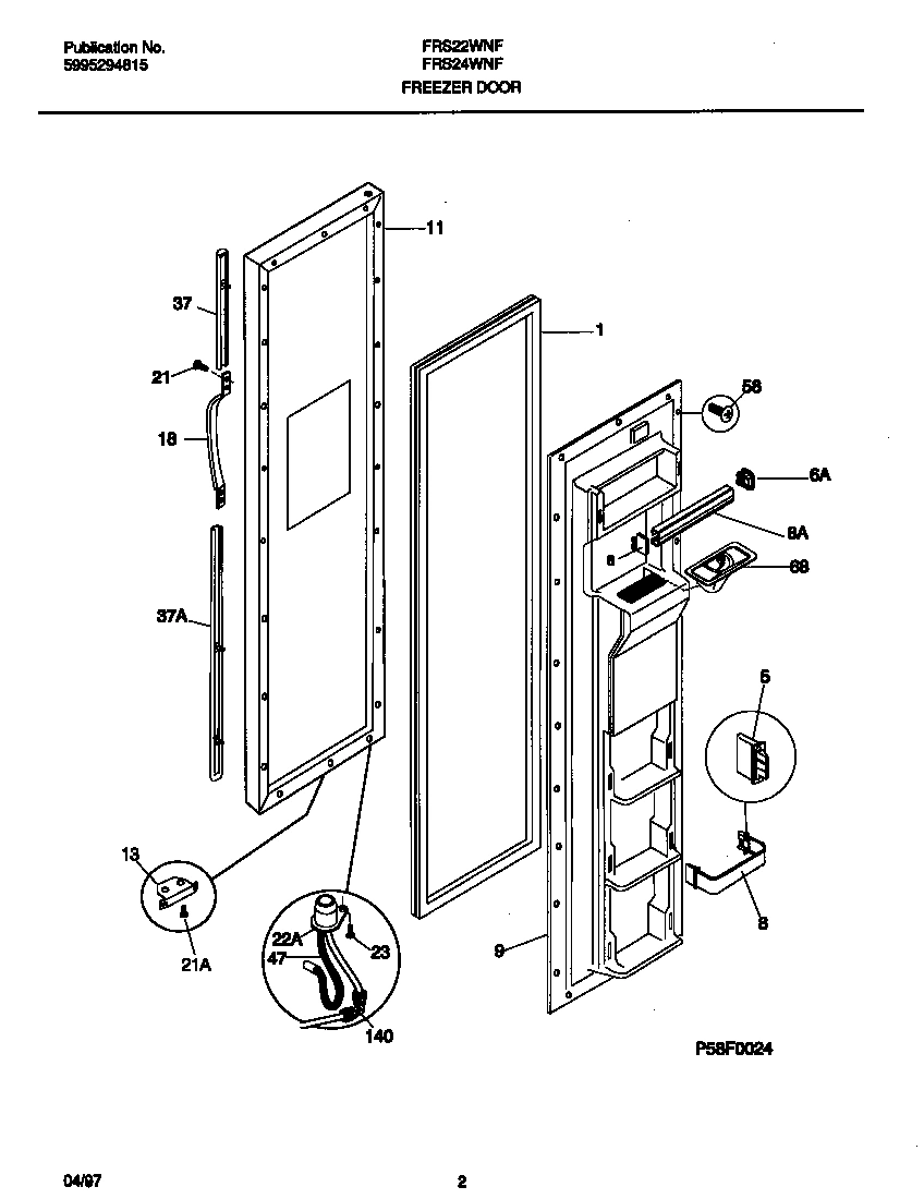 02 - FREEZER DOOR