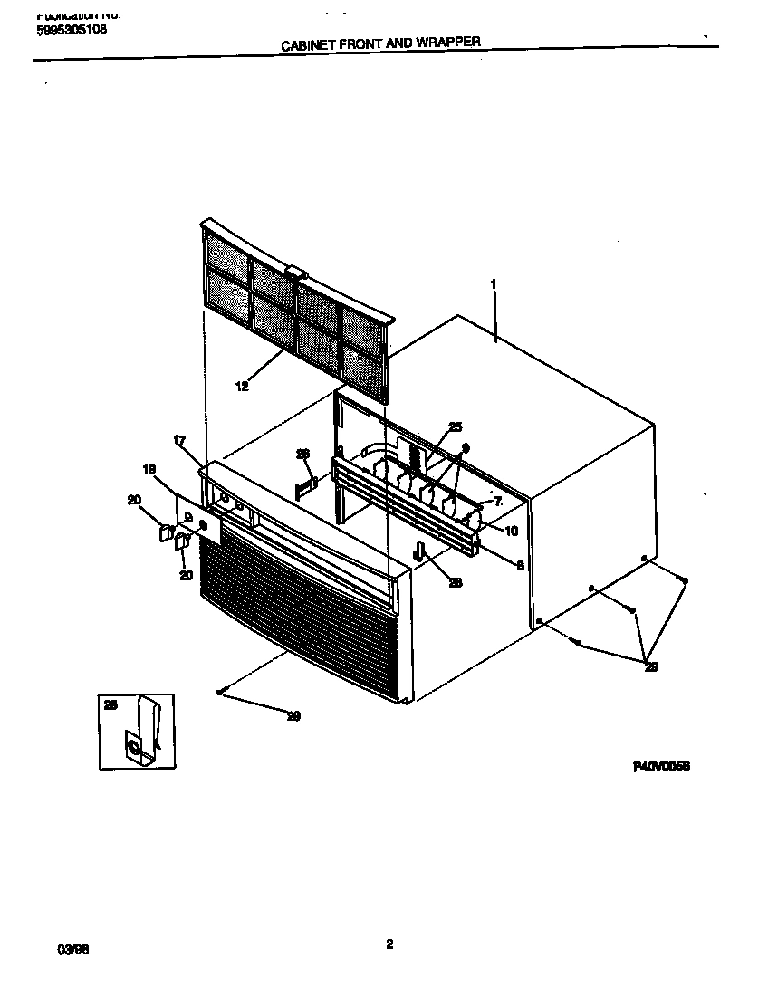 02 - CABINET  FRONT  AND  WRAPPER
