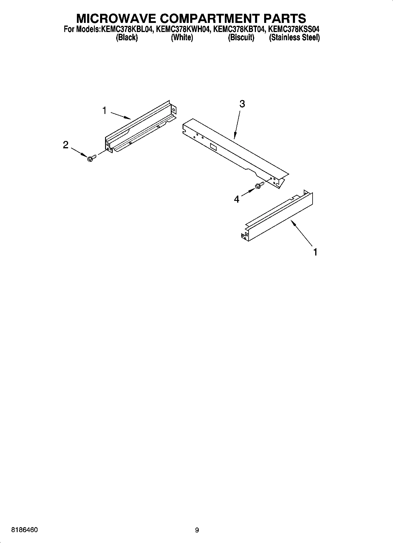 07 - MICROWAVE COMPARTMENT PARTS