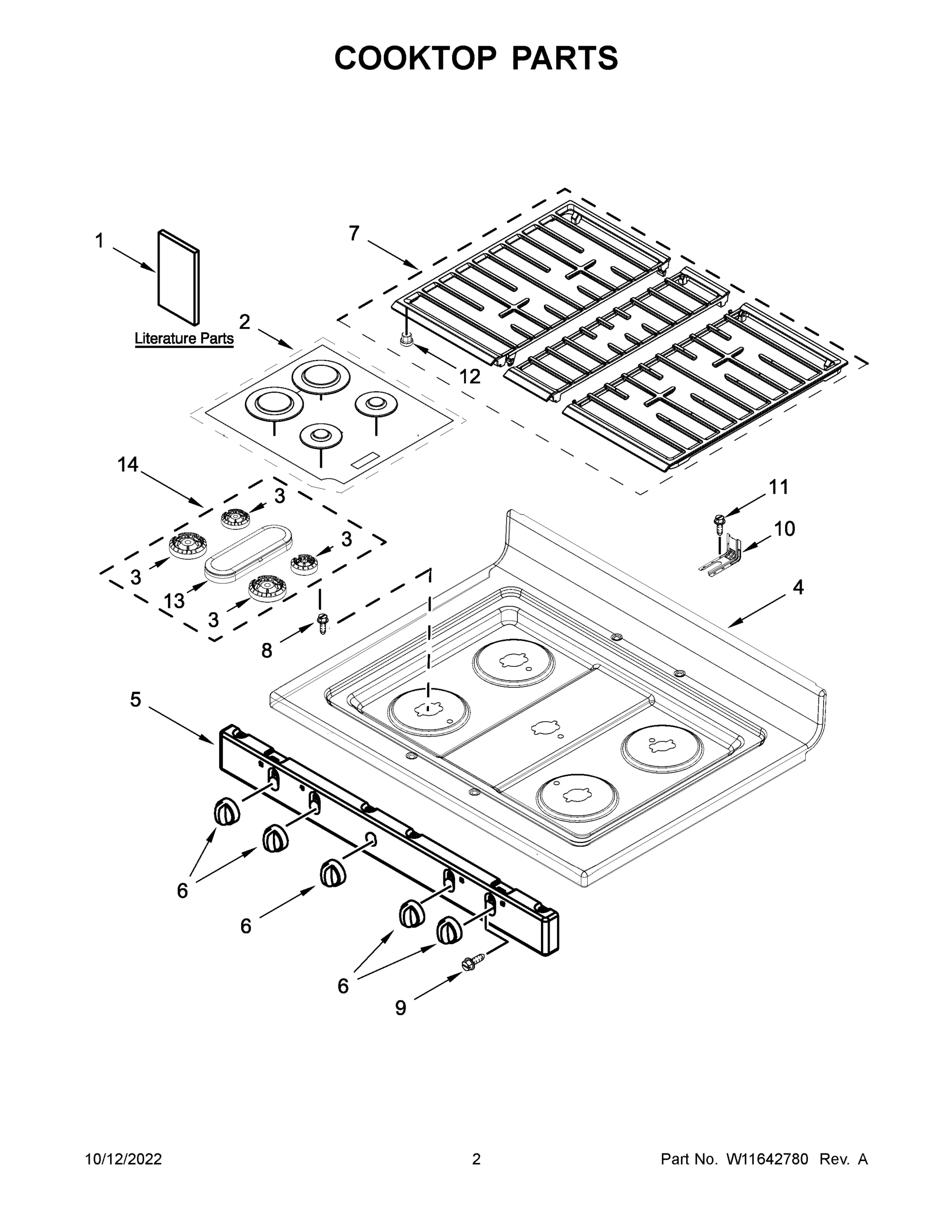 02 - COOKTOP PARTS