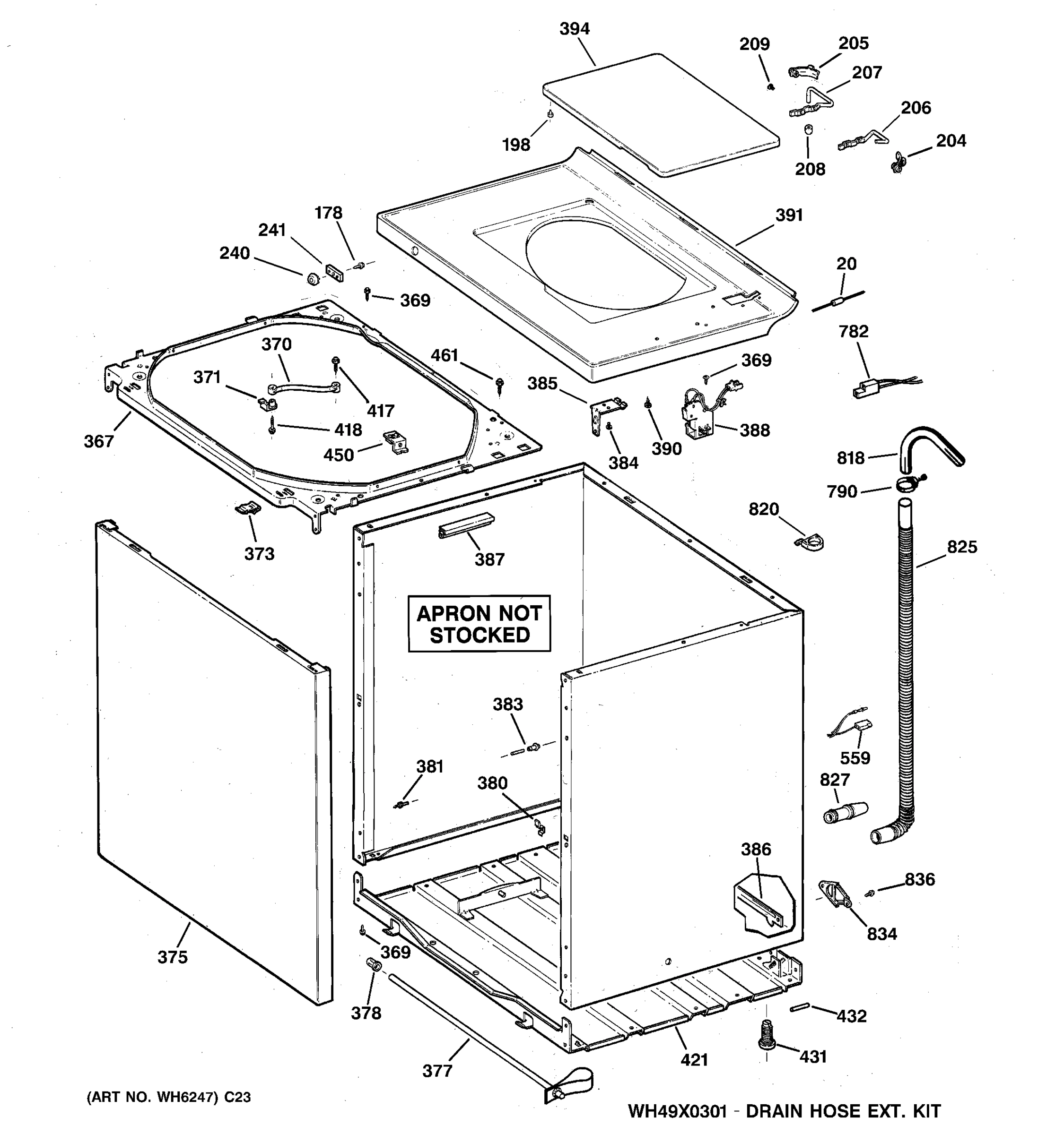 CABINET, COVER & FRONT PANEL