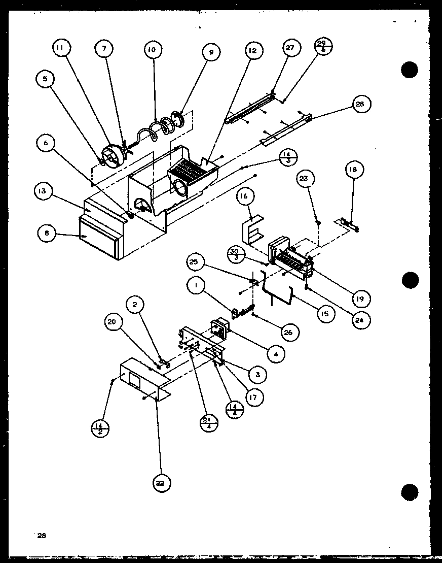 08 - ICE BUCKET AND ICE MAKER