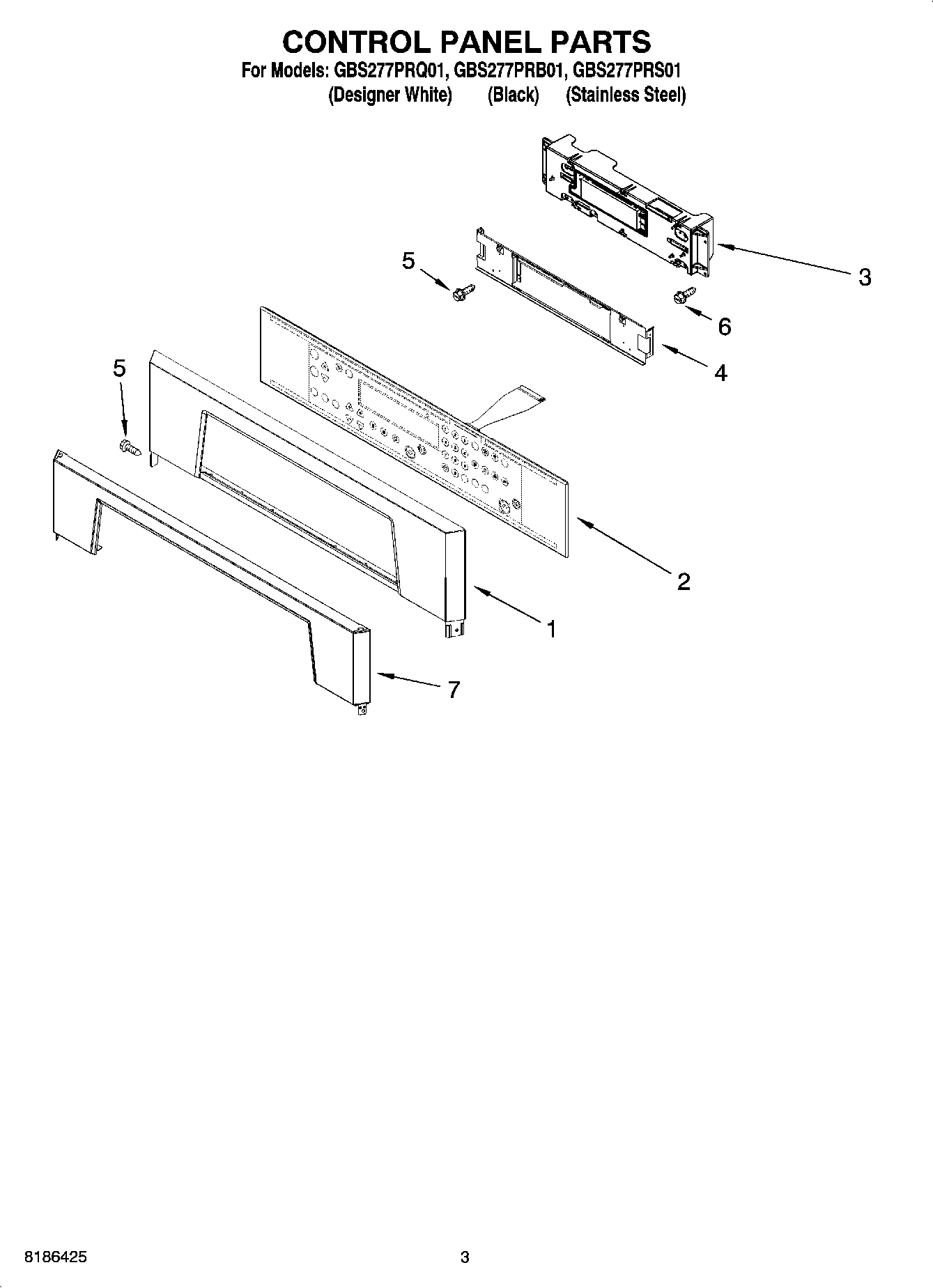 02 - CONTROL PANEL PARTS
