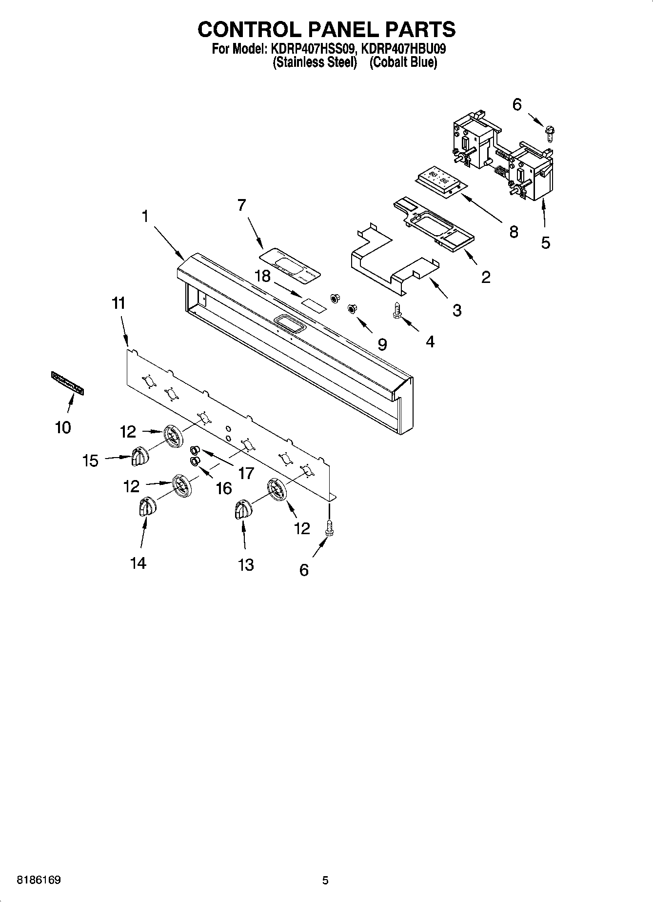 04 - CONTROL PANEL PARTS