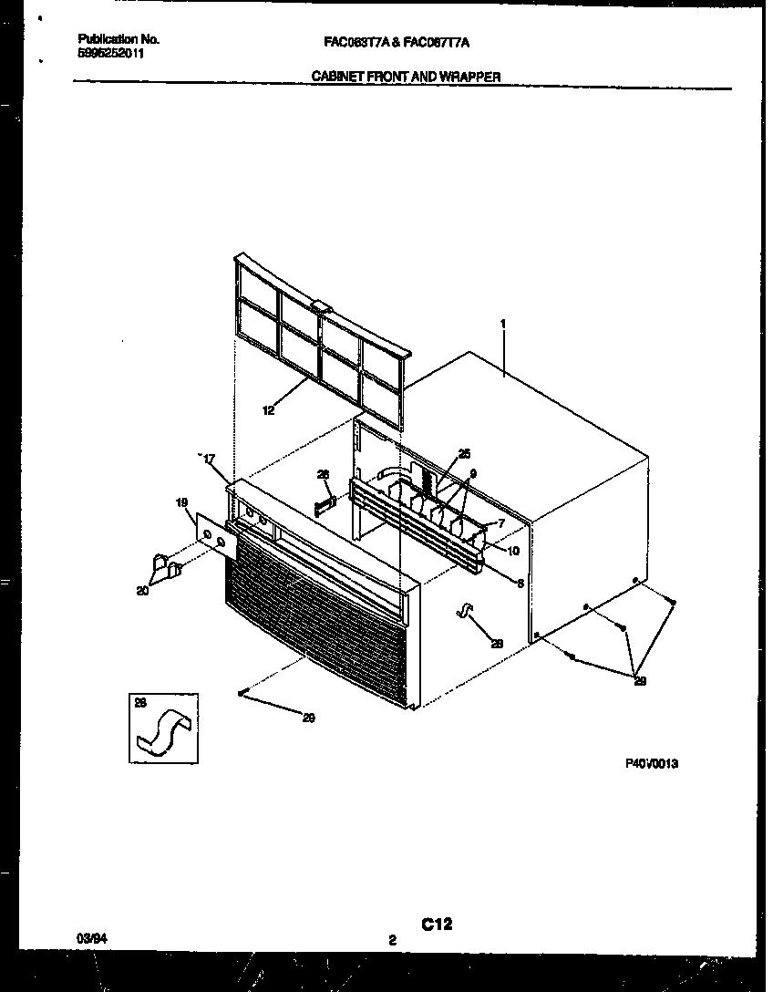 02 - CABINET FRONT AND WRAPPER