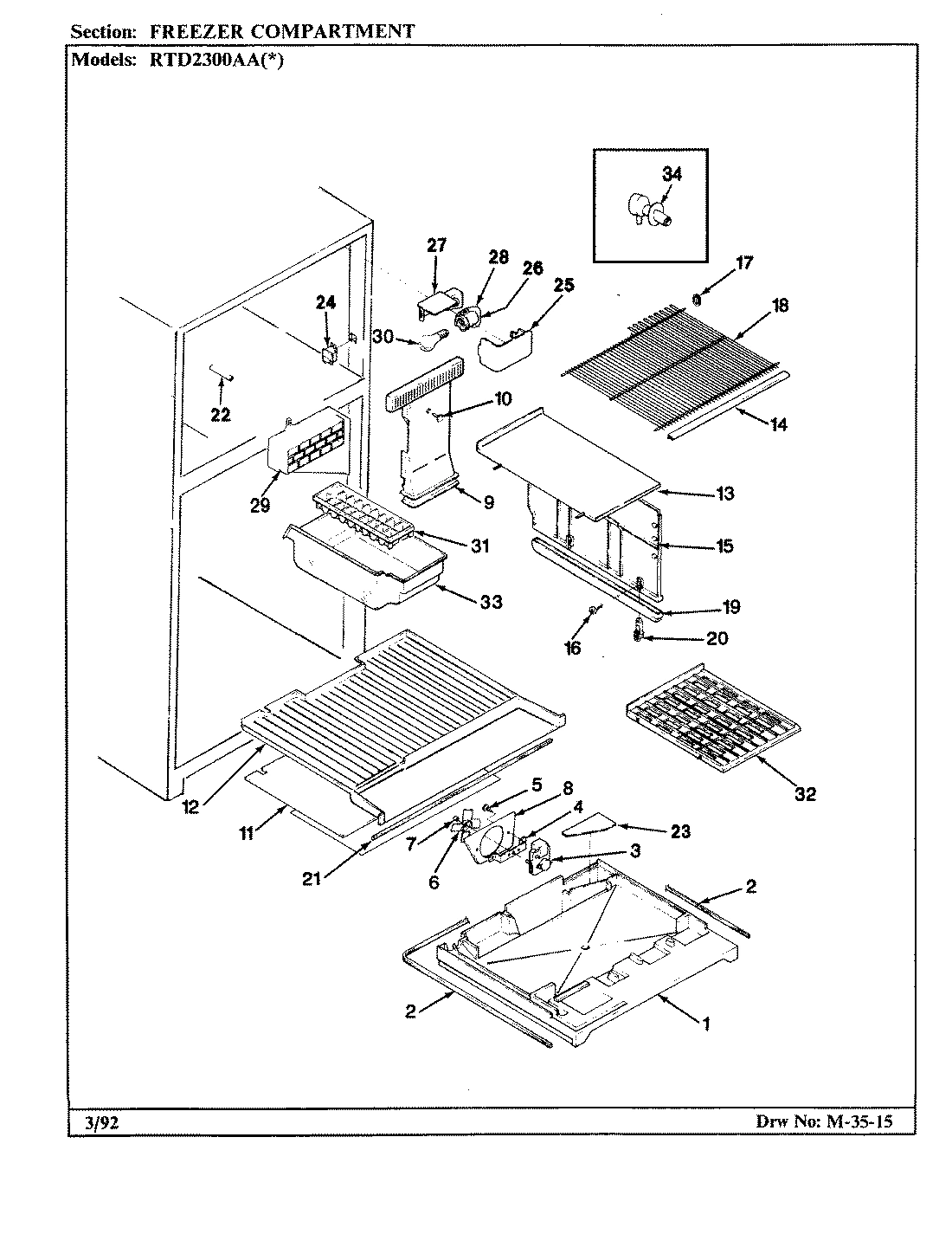 01 - FREEZER COMPARTMENT