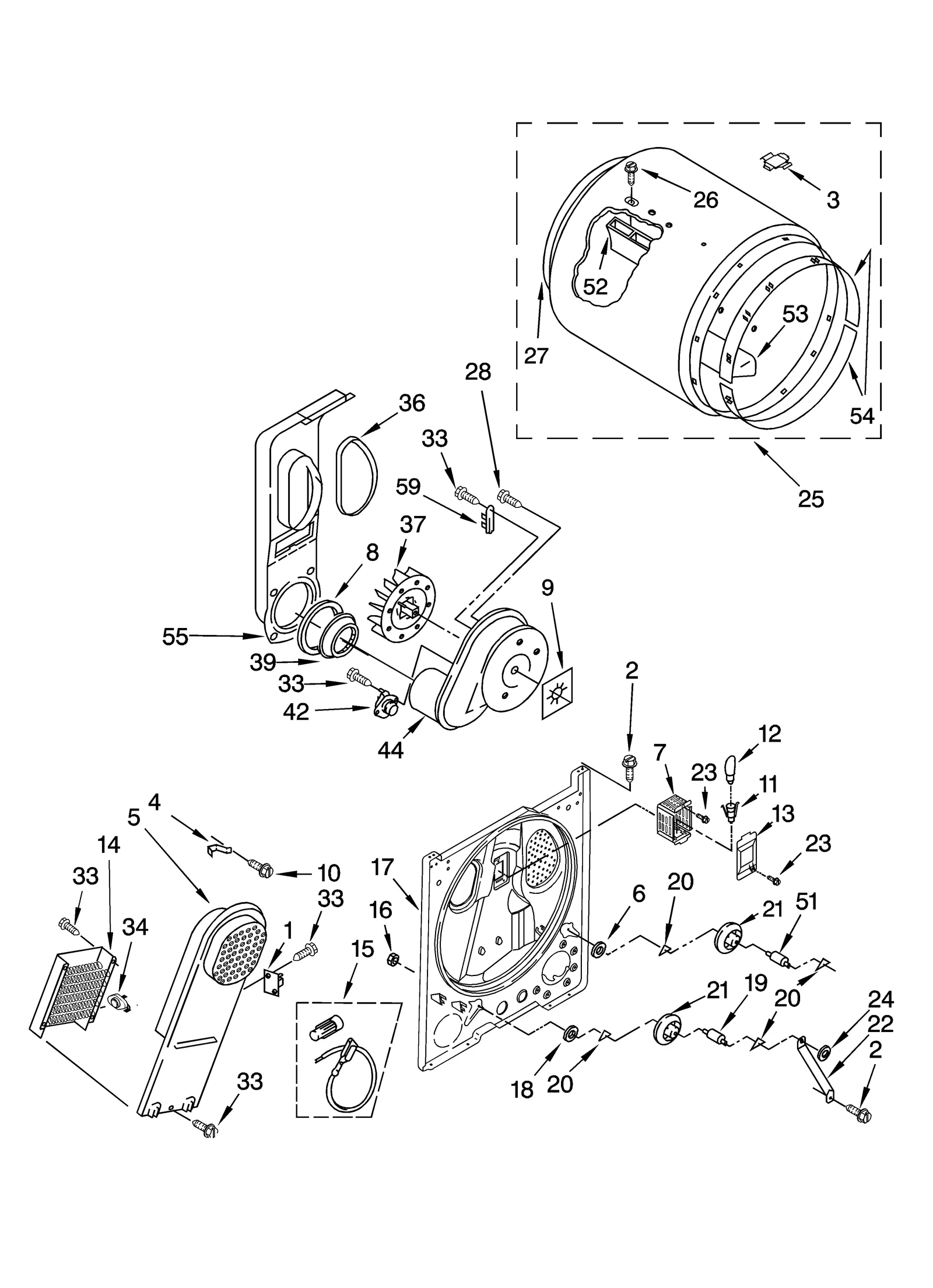 BULKHEAD PARTS, OPTIONAL PARTS (NOT INCLUDED)