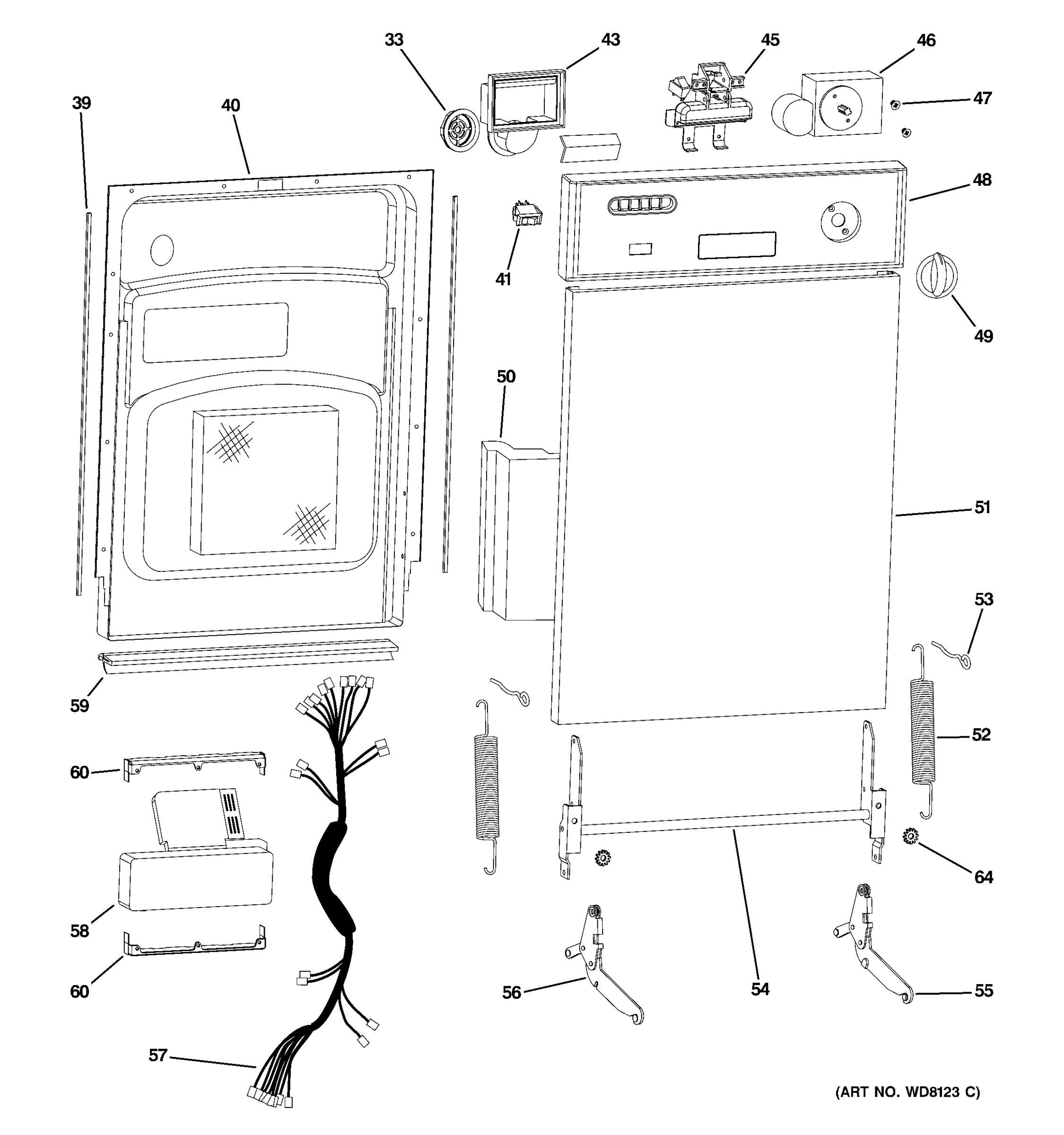 CONTROL PANEL & DOOR ASSEMBLY