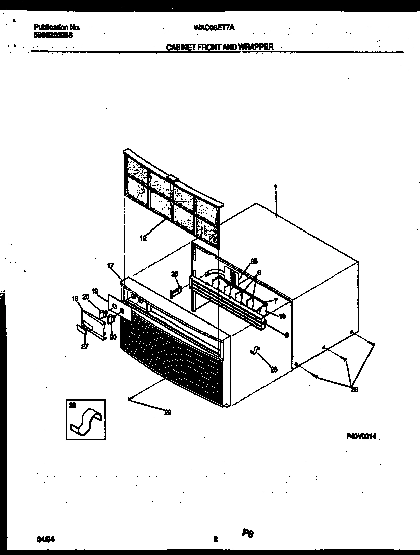 02 - CABINET FRONT AND WRAPPER
