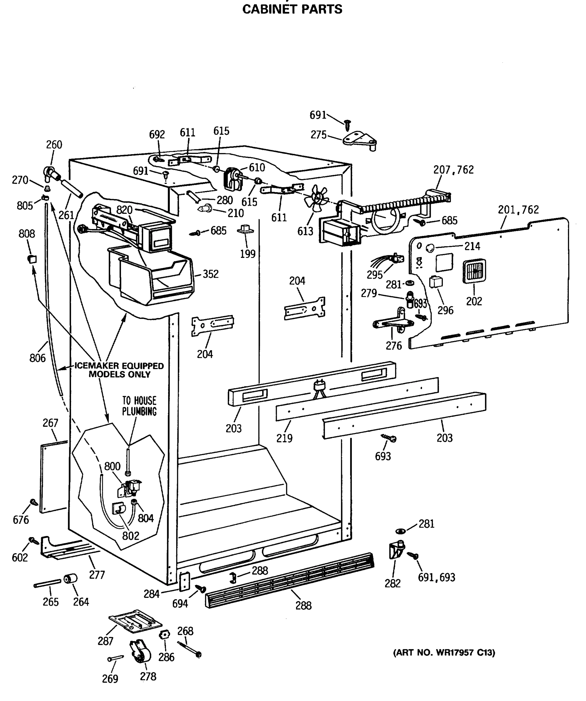 CABINET PARTS