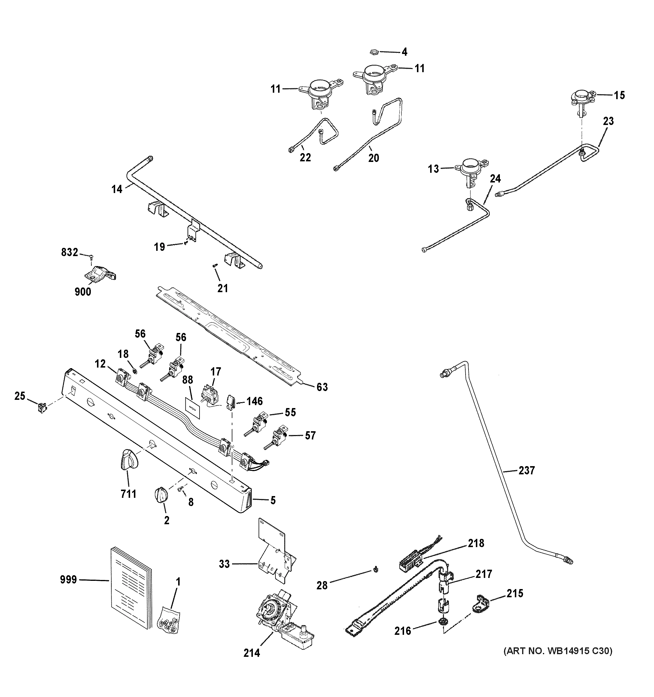 GAS & BURNER PARTS