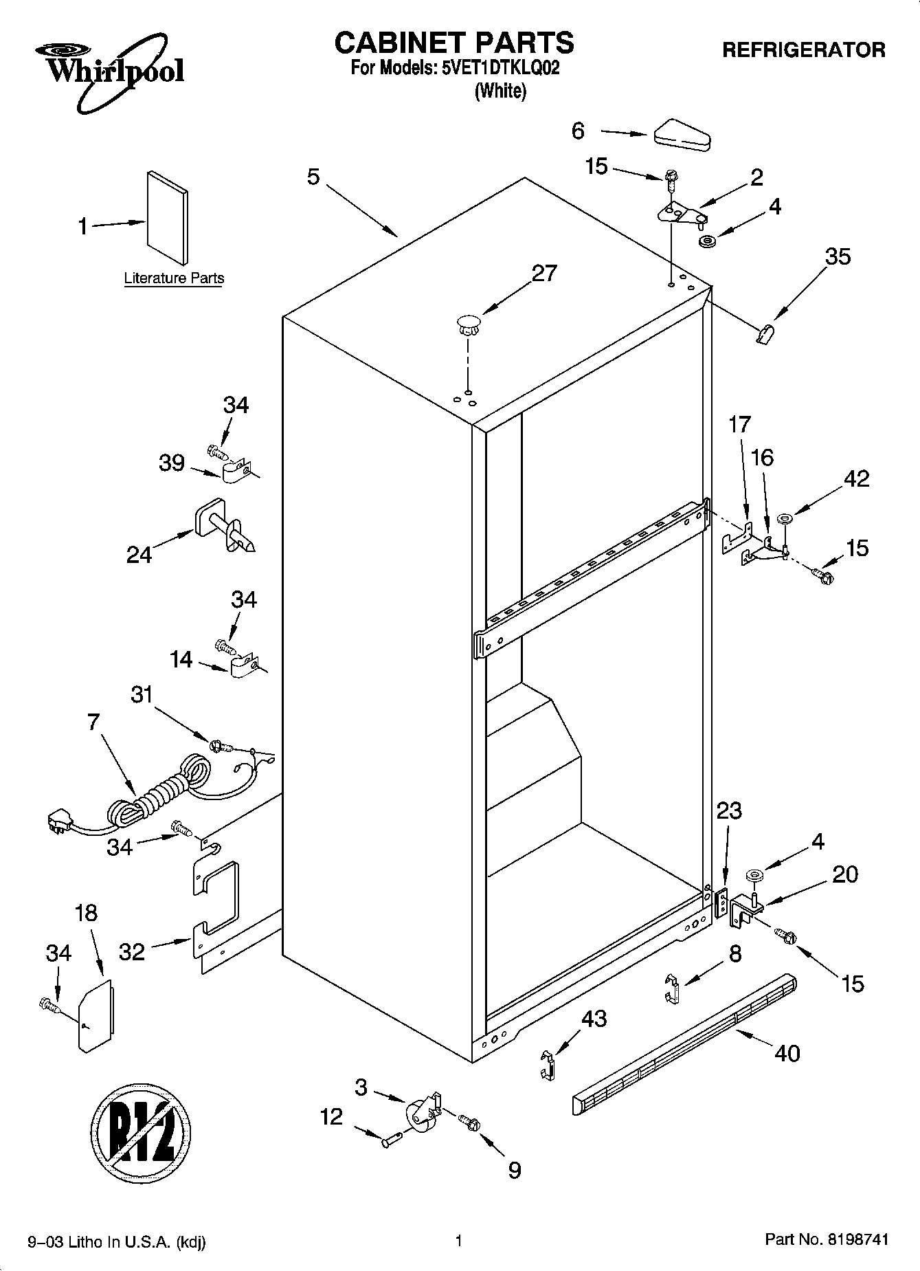 01 - CABINET PARTS