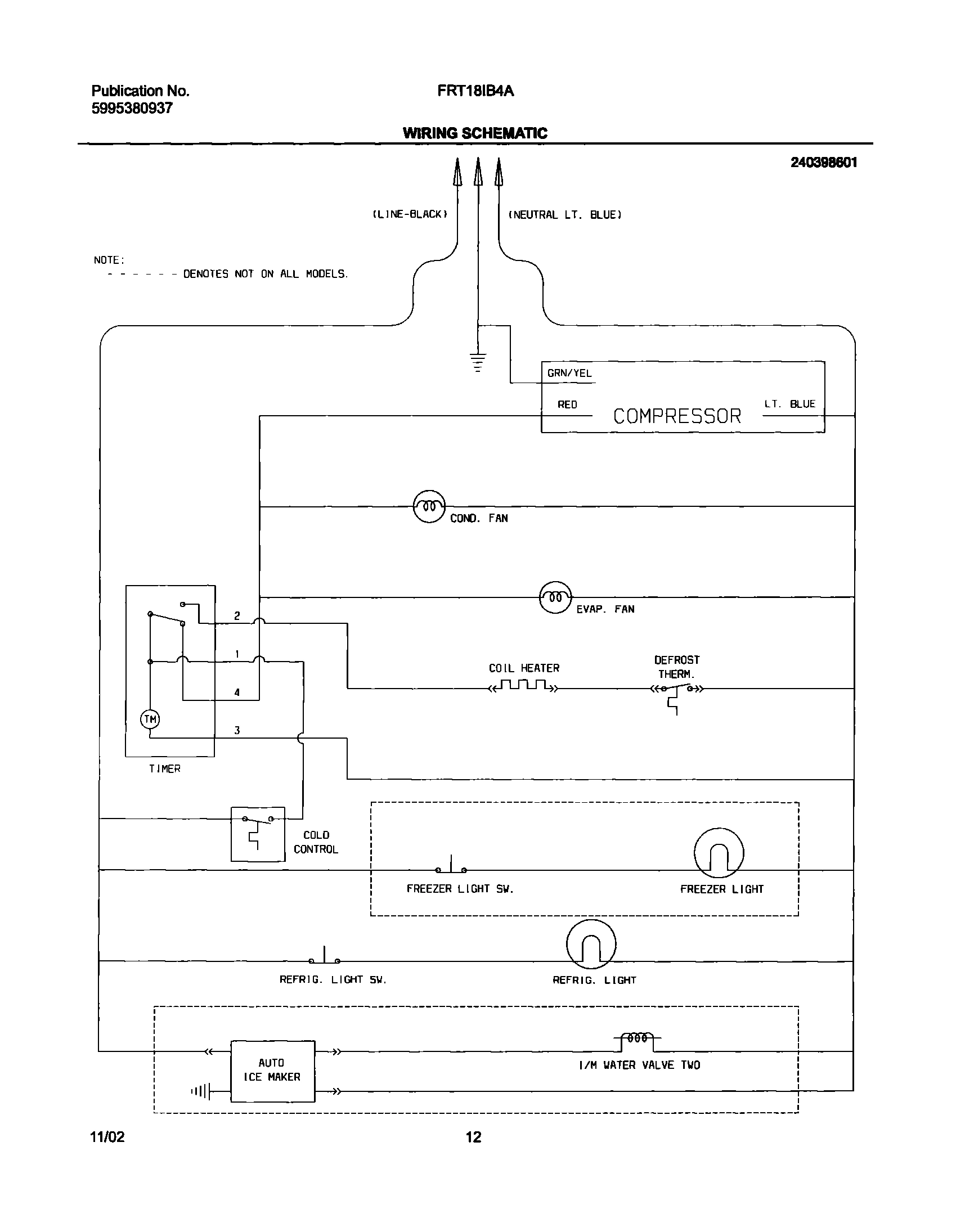 12 - WIRING SCHEMATIC