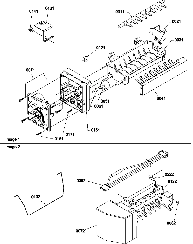 05 - ICE MAKER ASSY PARTS