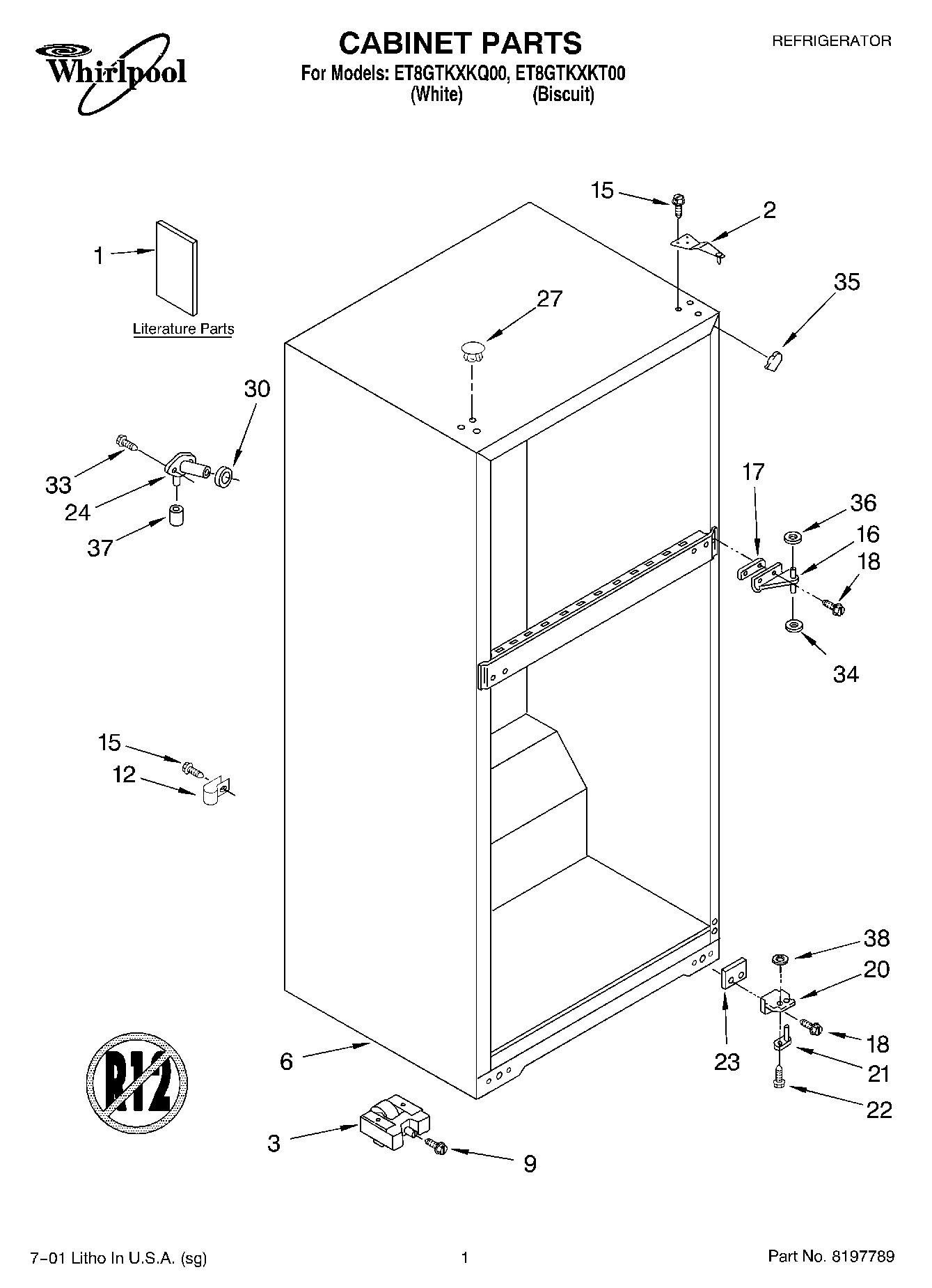 01 - CABINET, LITERATURE