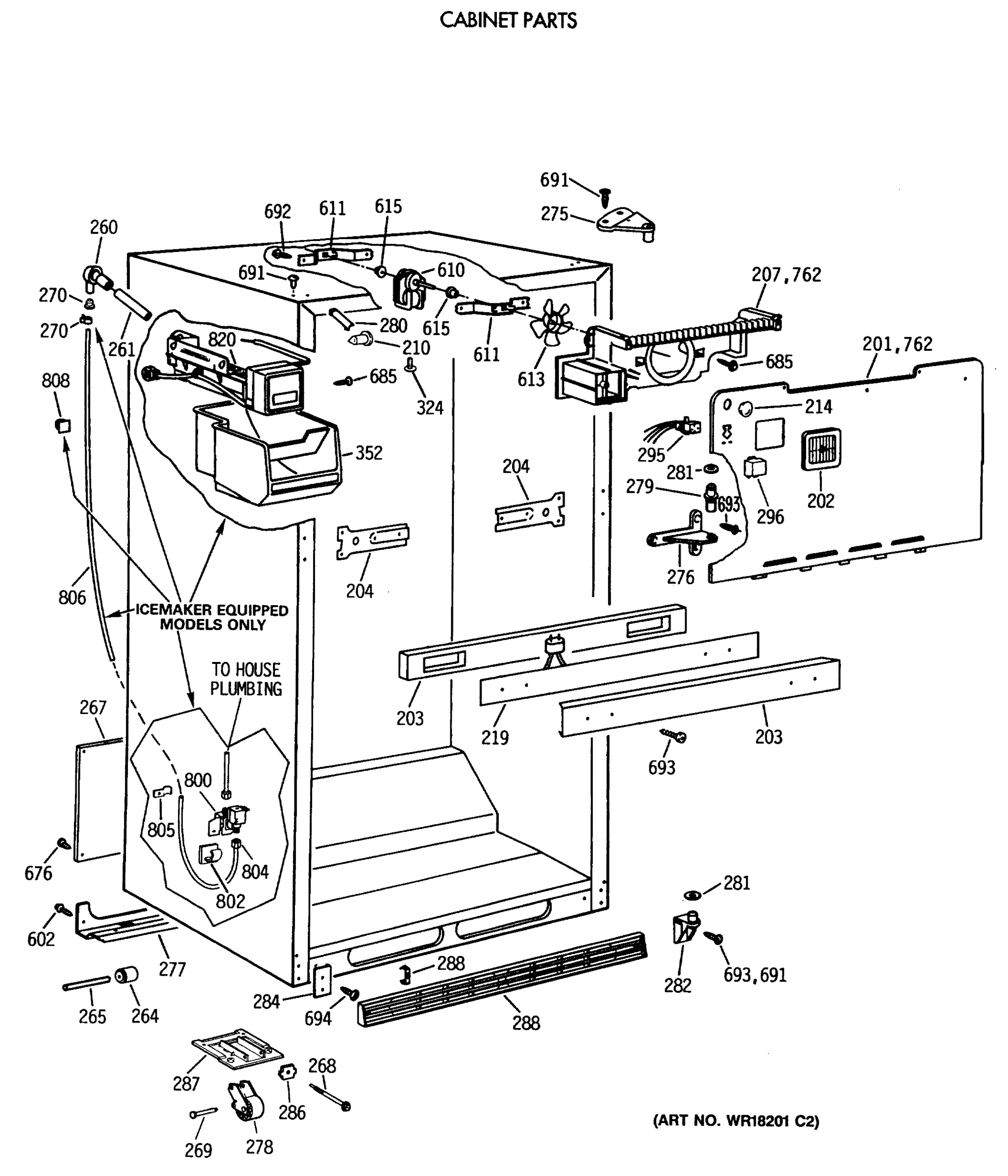 CABINET PARTS