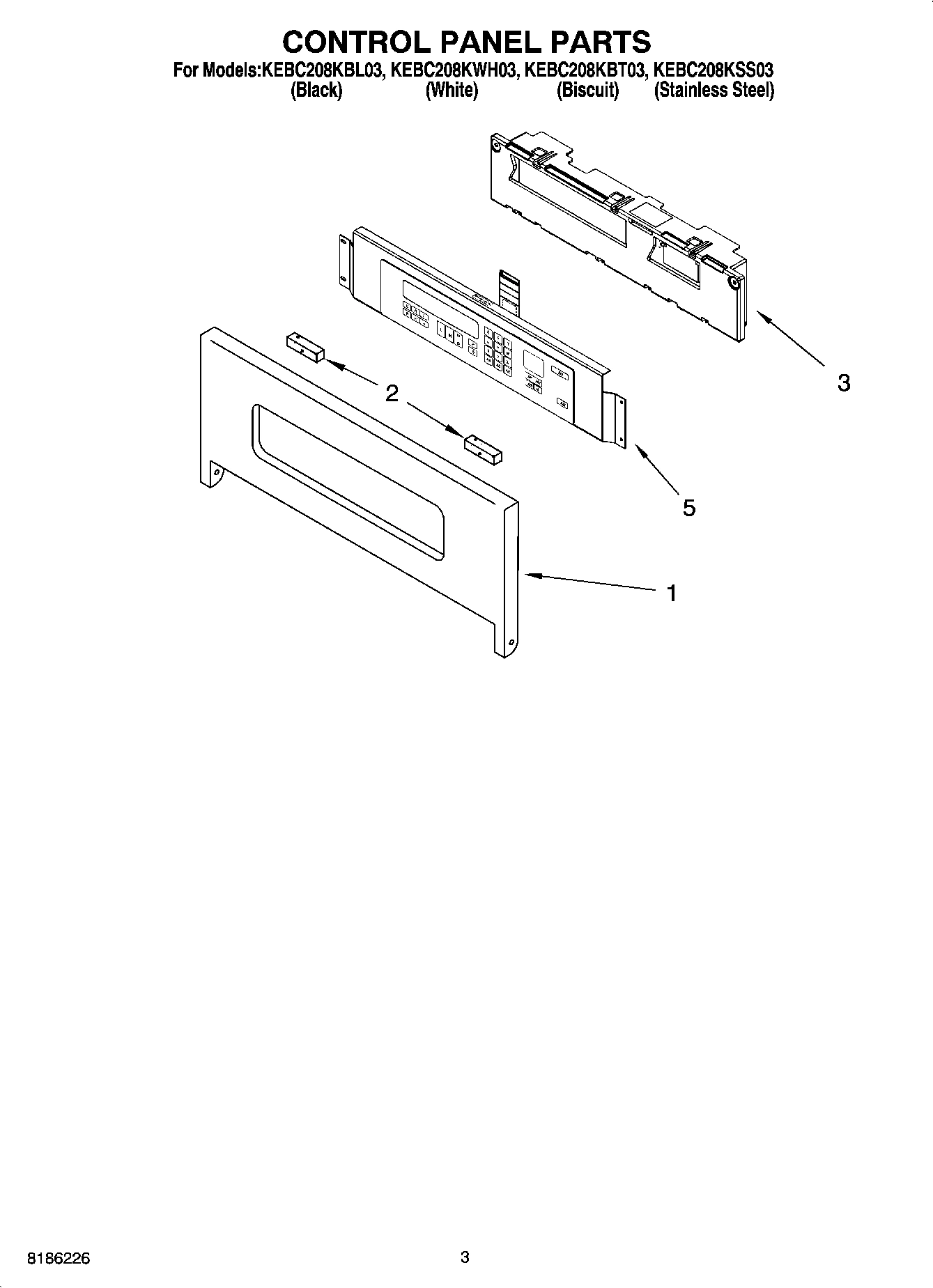 02 - CONTROL PANEL PARTS