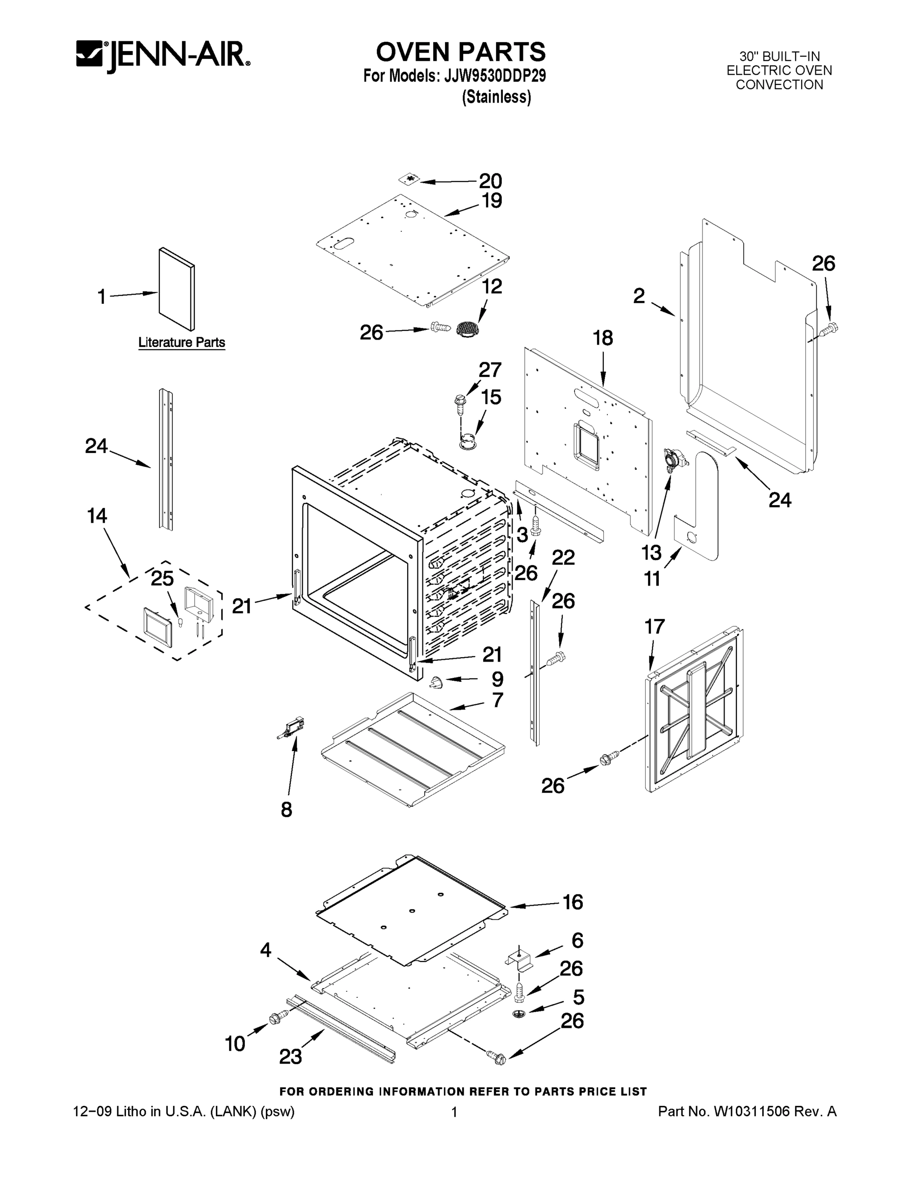 01 - OVEN PARTS