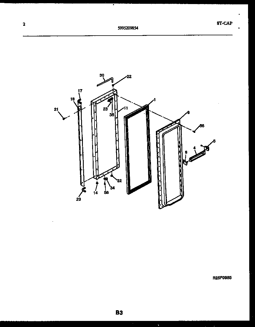 02 - FREEZER DOOR PARTS