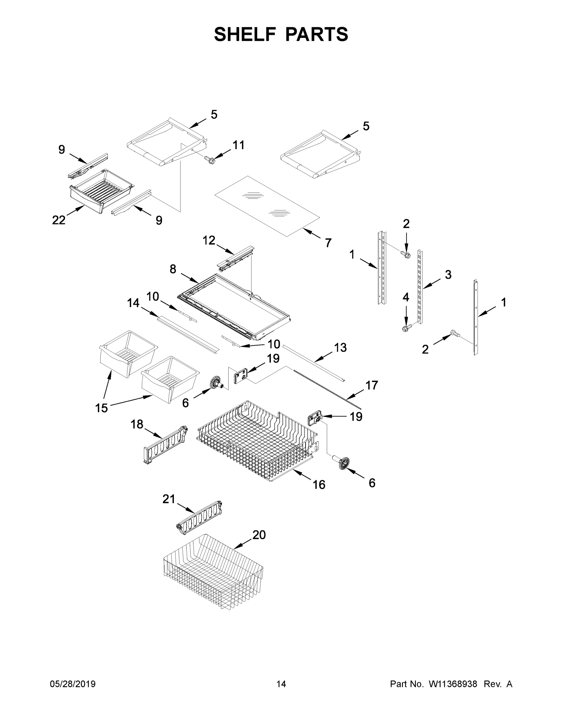 08 - SHELF PARTS