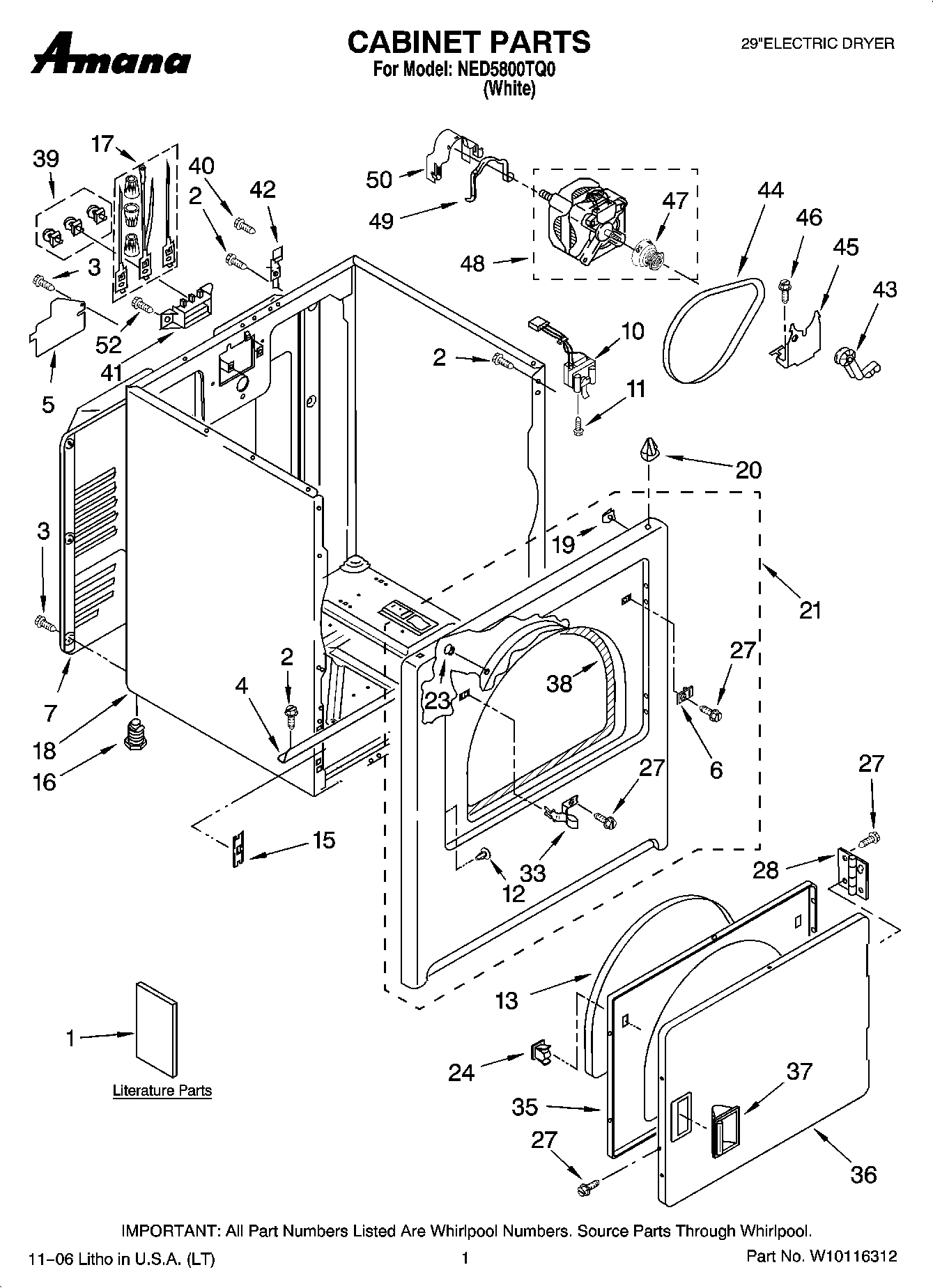 01 - CABINET PARTS