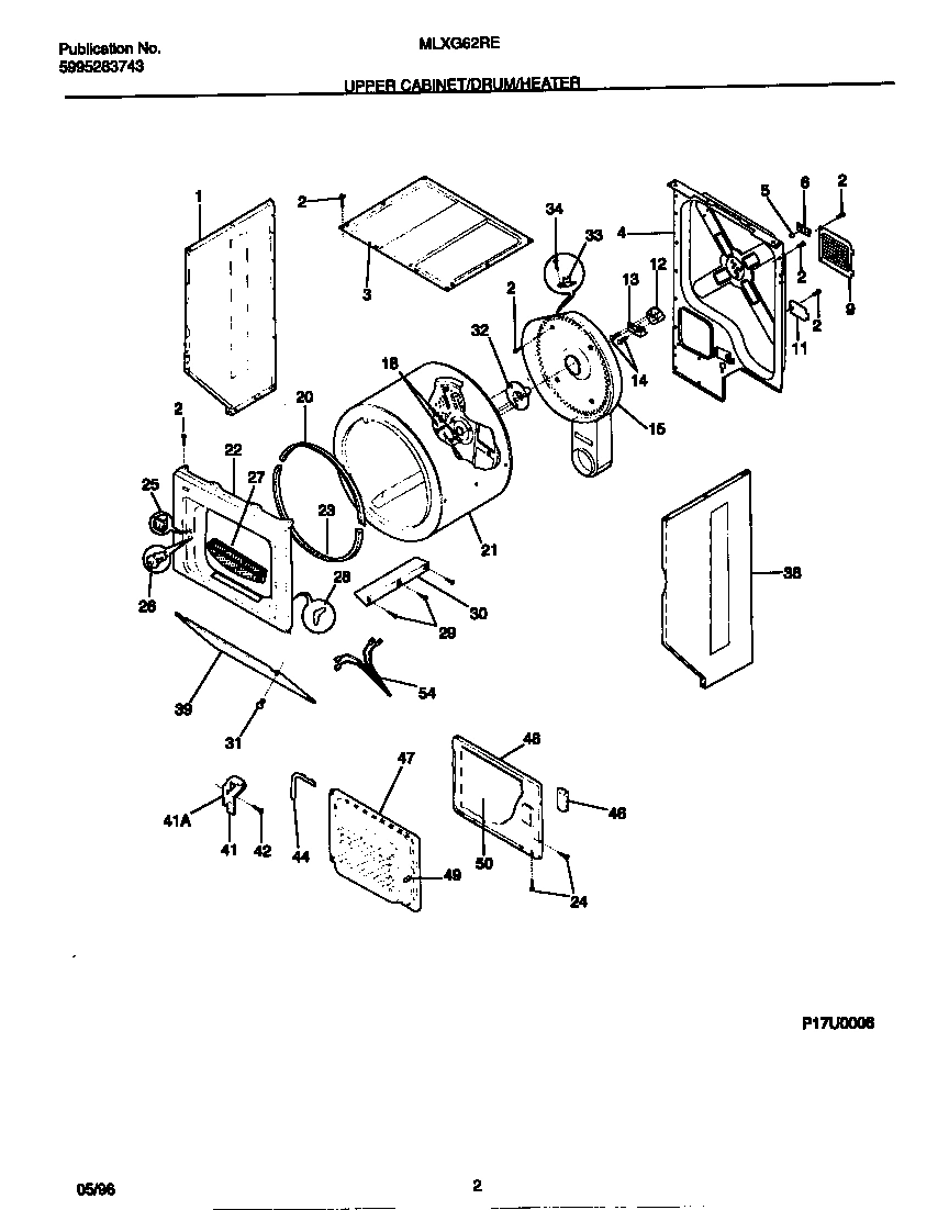 02 - UPPER CABINET/DRUM/HEATER