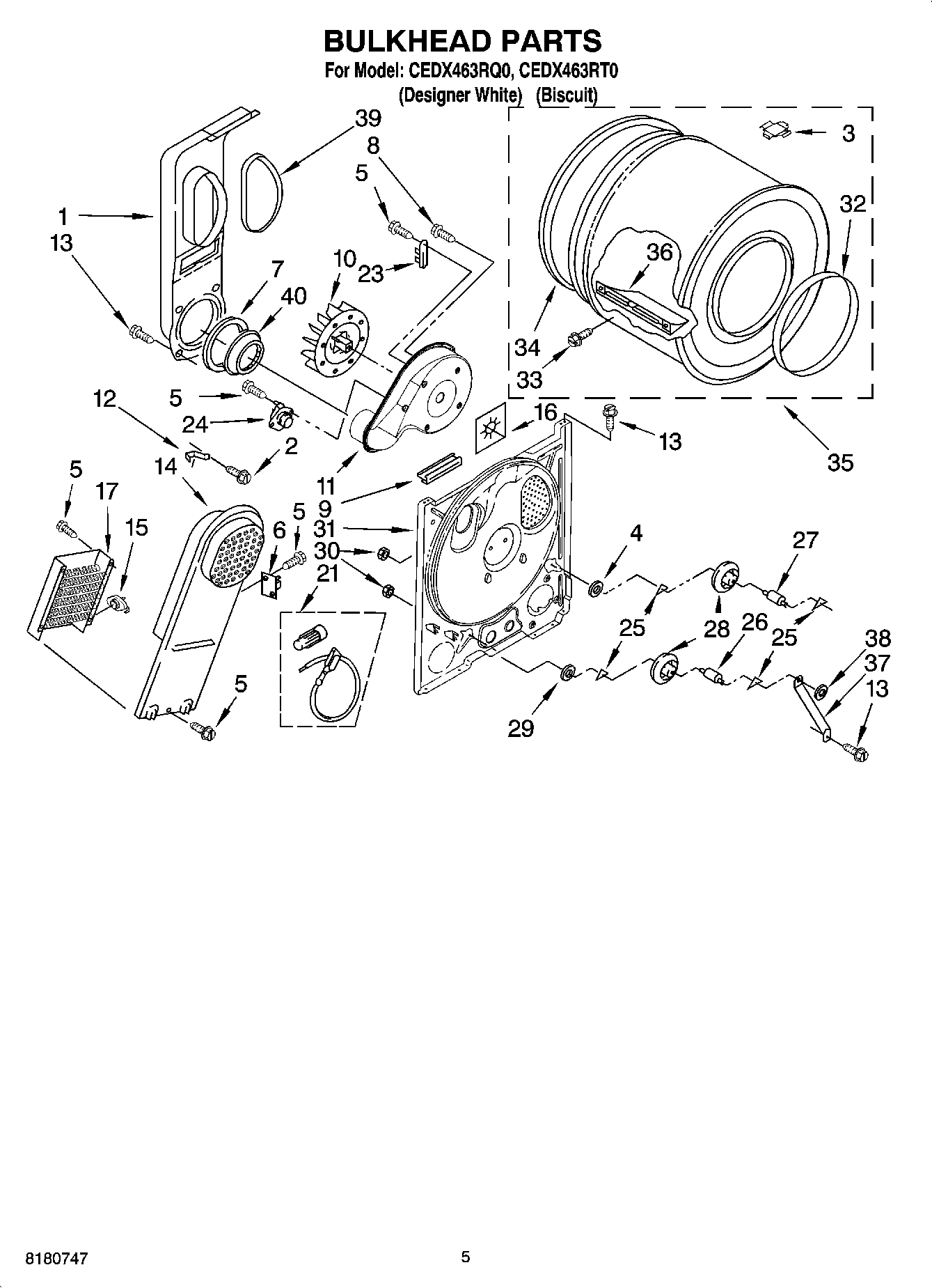 03 - BULKHEAD PARTS, OPTIONAL PARTS (NOT INCLUDED)