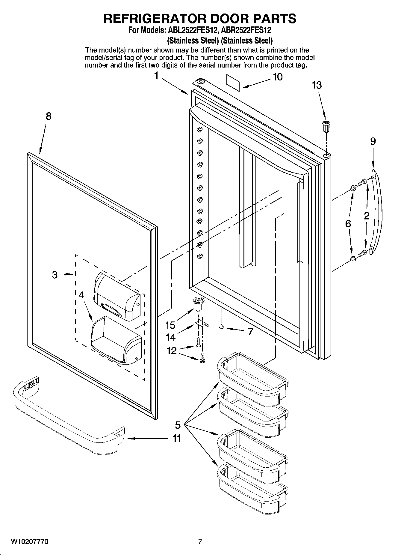 05 - REFRIGERATOR DOOR PARTS