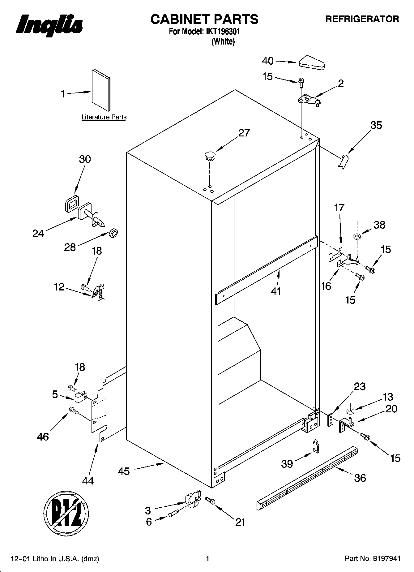 01 - CABINET PARTS