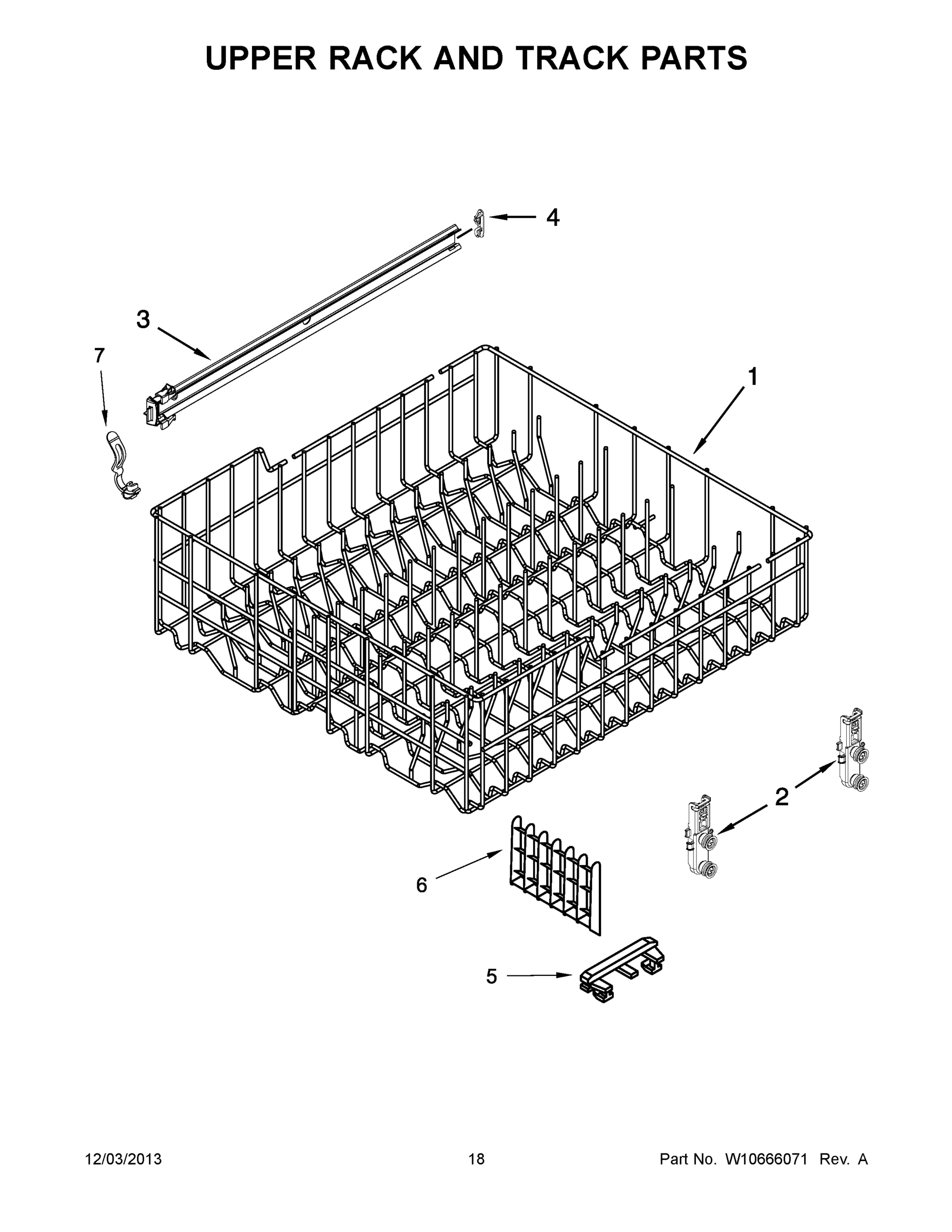10 - UPPER RACK AND TRACK PARTS