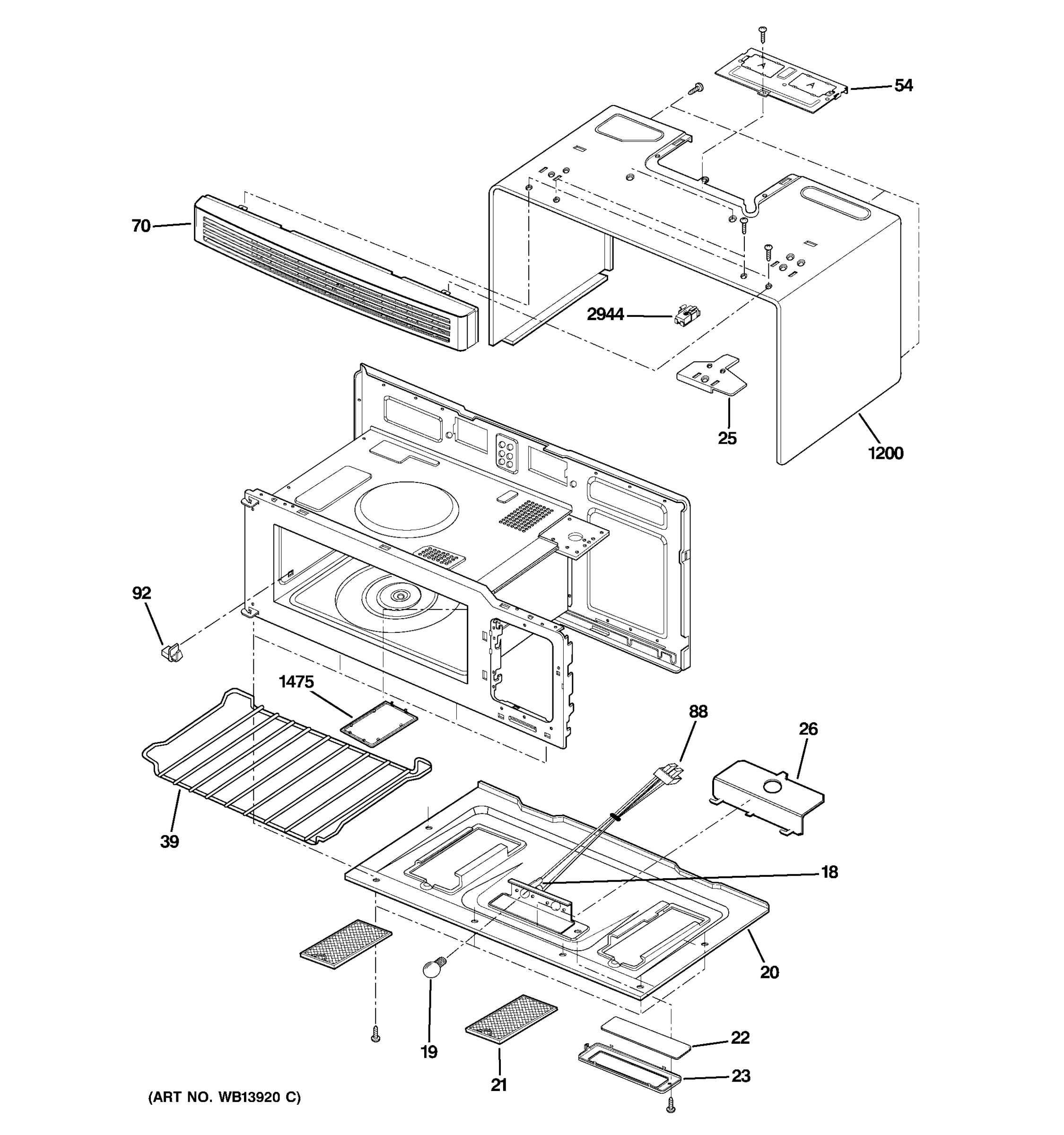 OVEN CAVITY PARTS