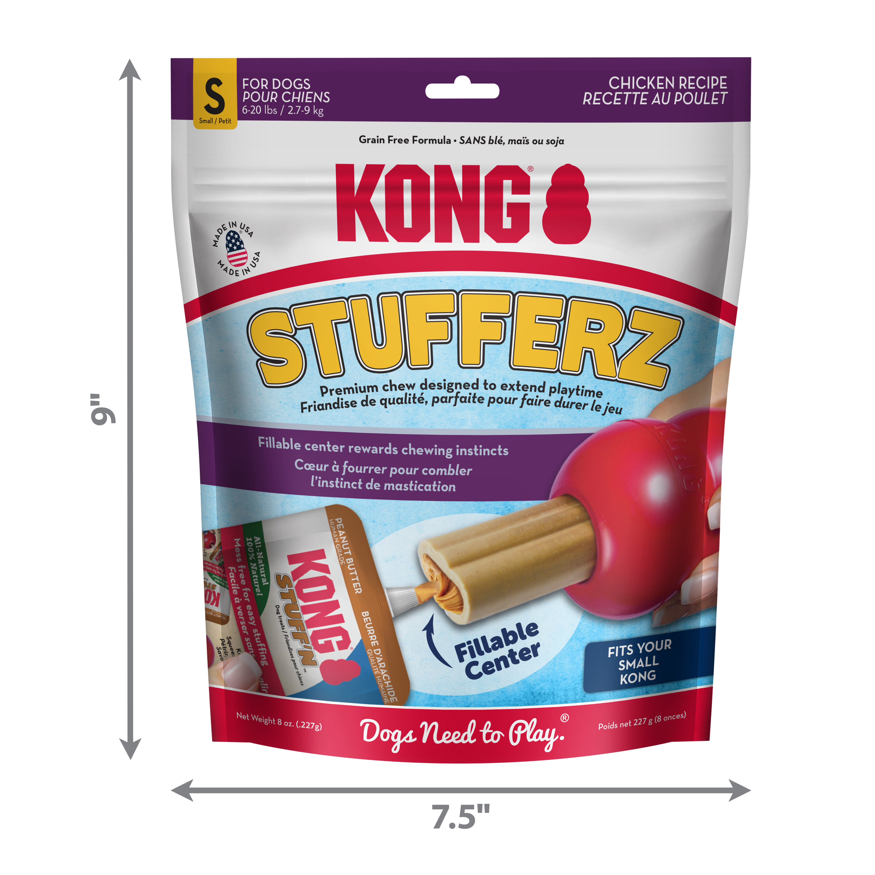 Kong Stufferz Chicken Dog Treats Kong Stufferz Chicken Dog Treats