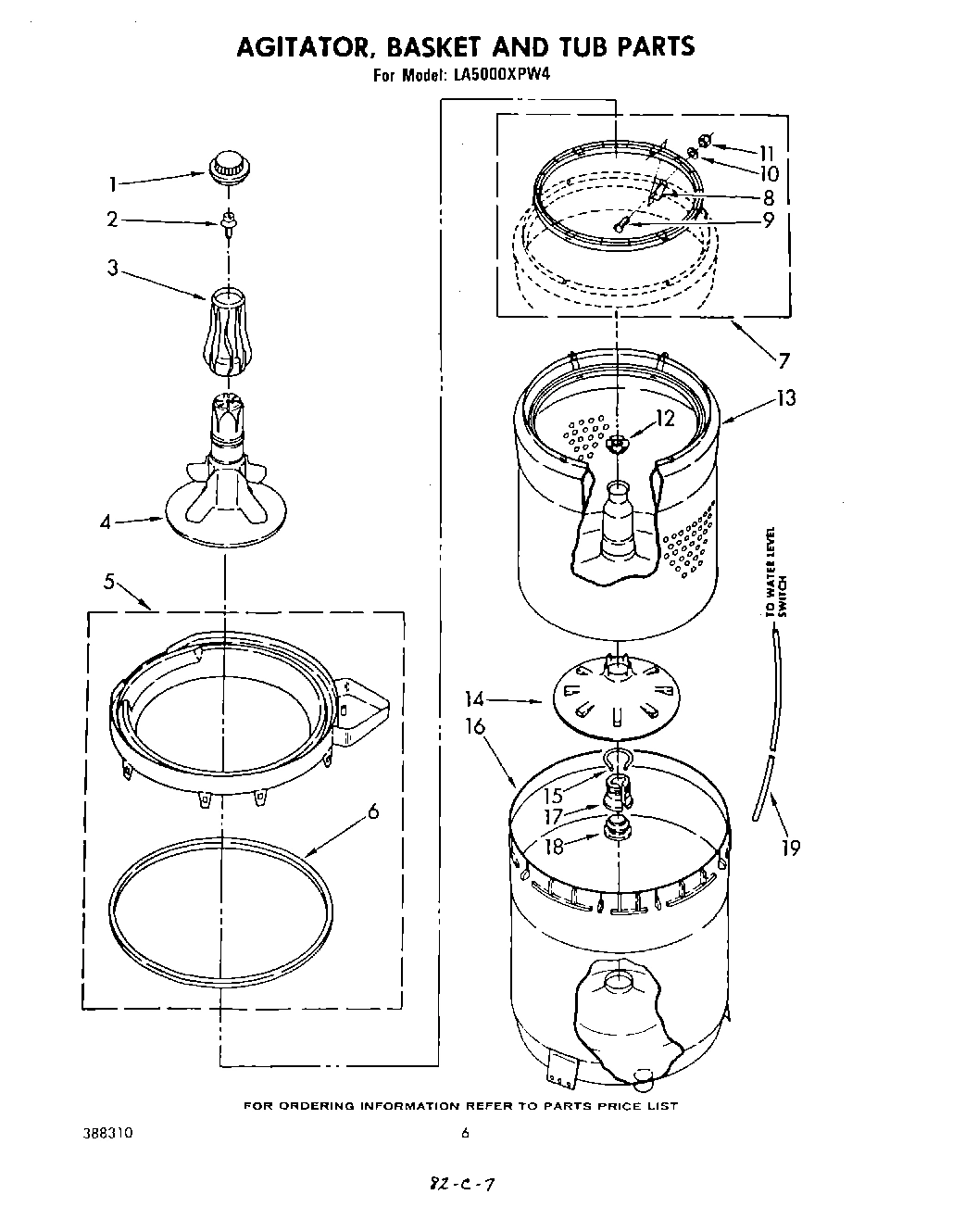 04 - AGITATOR, BASKET, TUB