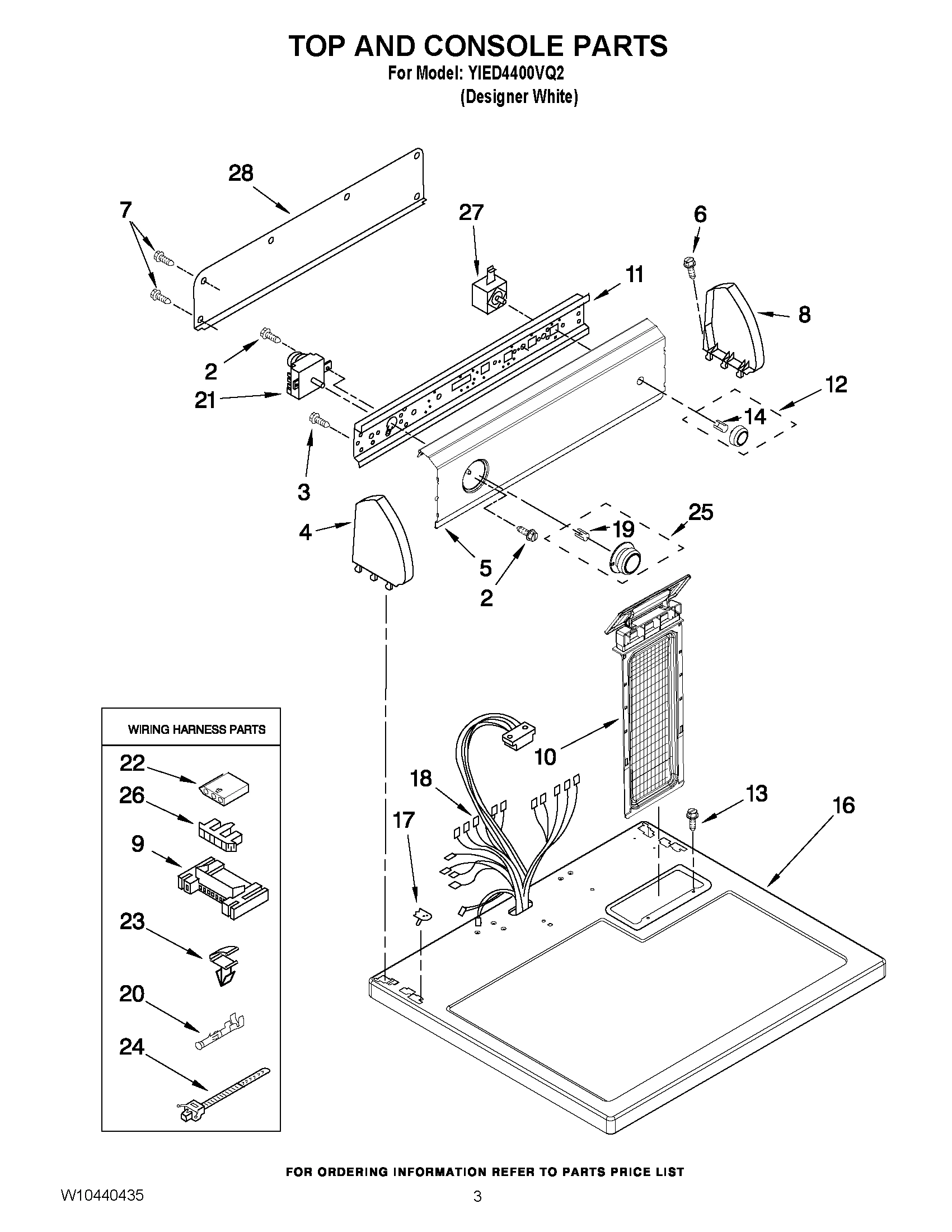 02 - TOP AND CONSOLE PARTS