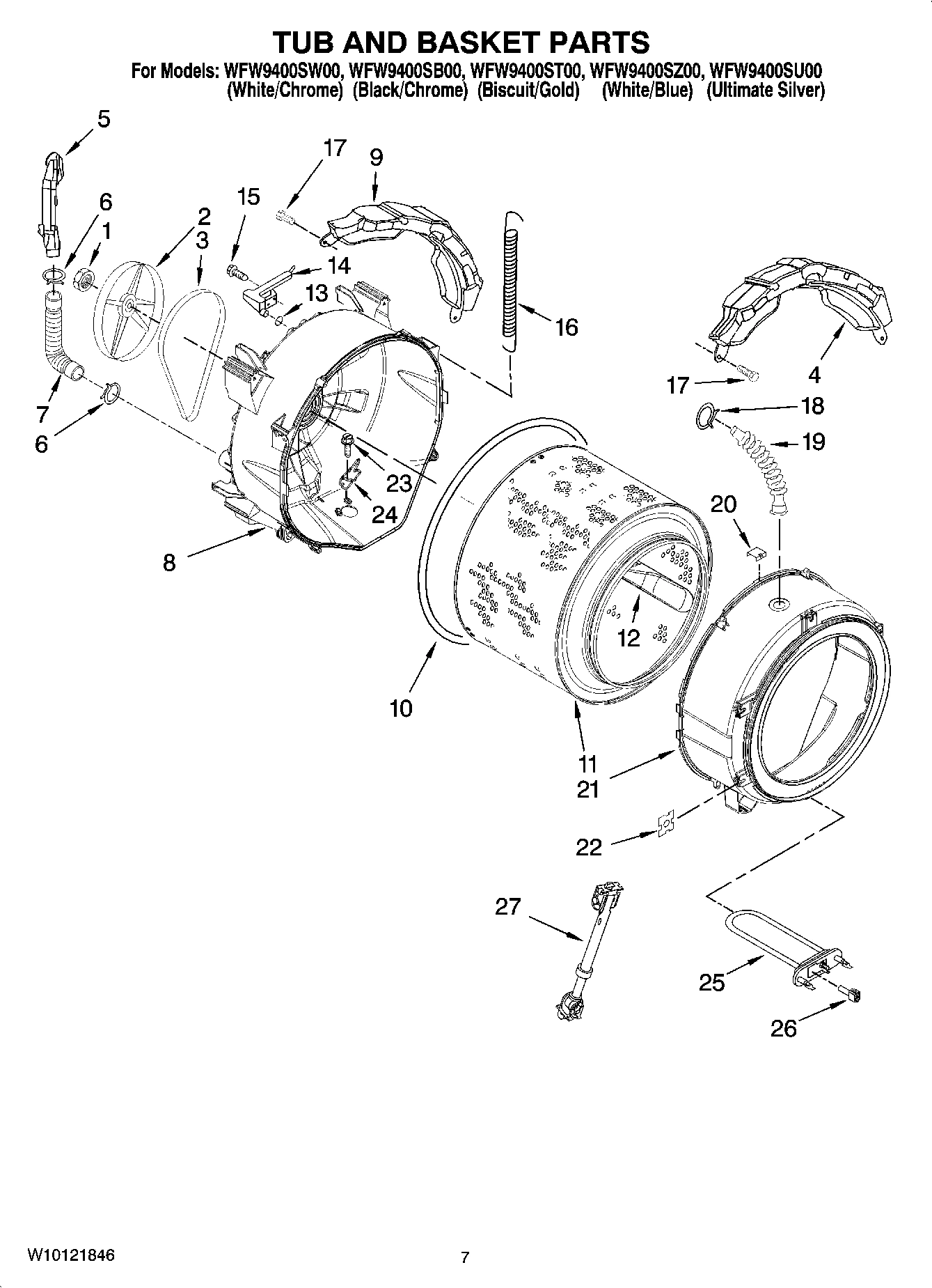 05 - TUB AND BASKET PARTS