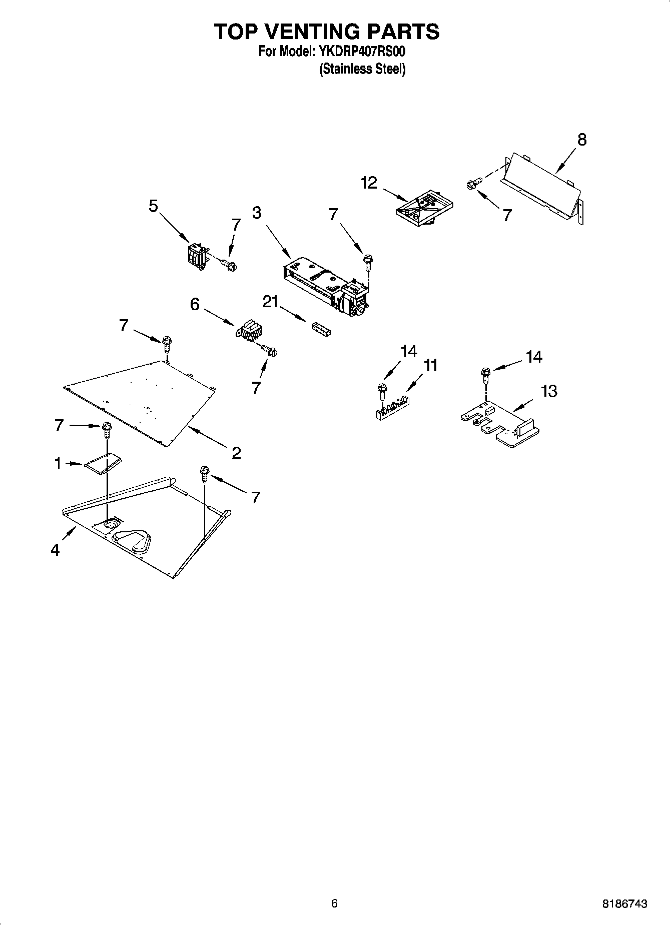 05 - TOP VENTING PARTS