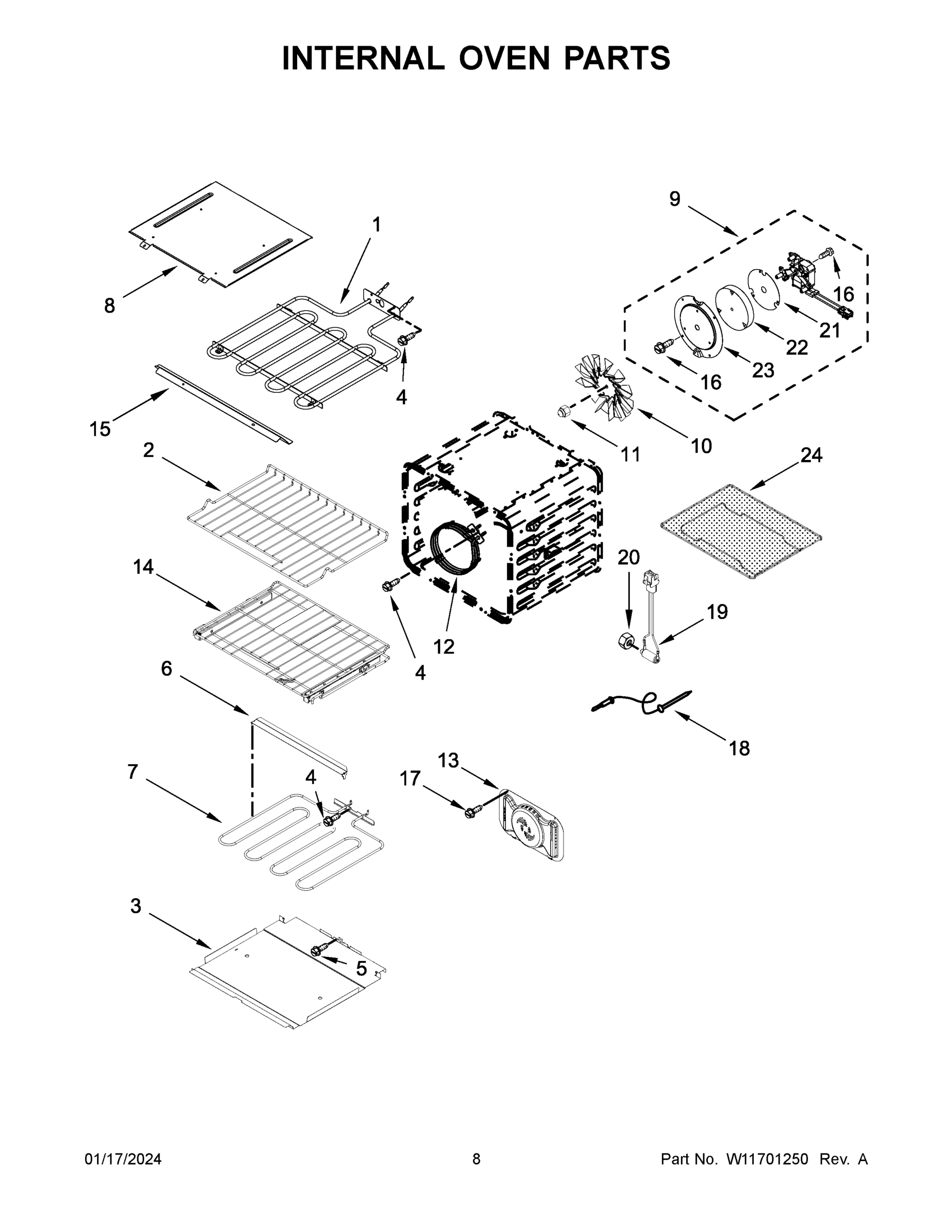 05 - INTERNAL OVEN PARTS