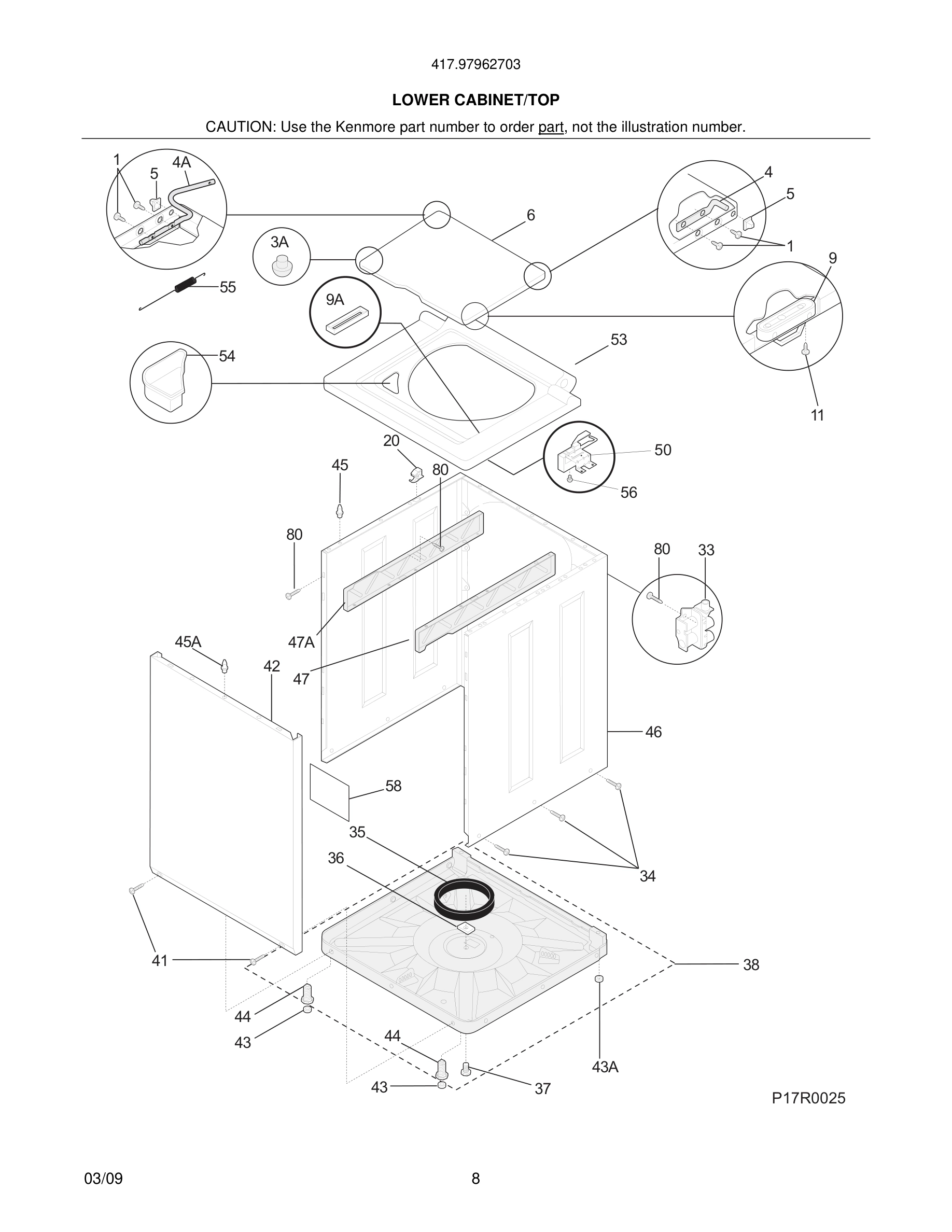 09 - LOWER CABINET/TOP