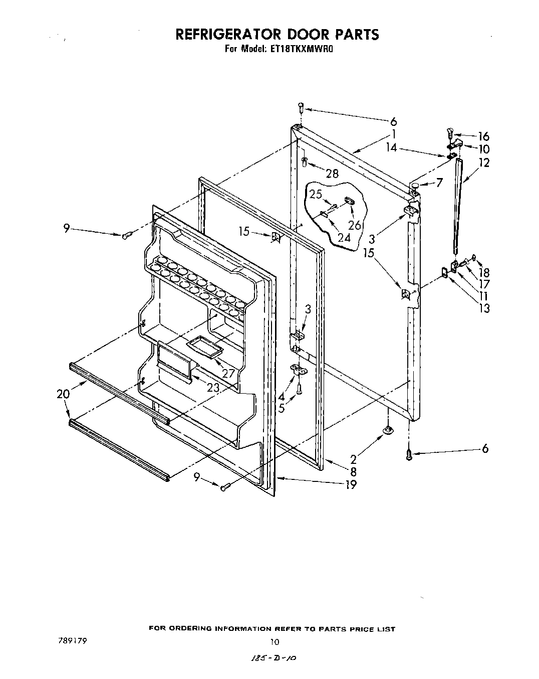 08 - REFRIGERATOR DOOR , MISCELLANEOUS