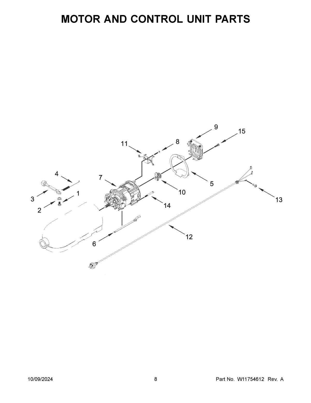 05 - MOTOR AND CONTROL UNIT PARTS