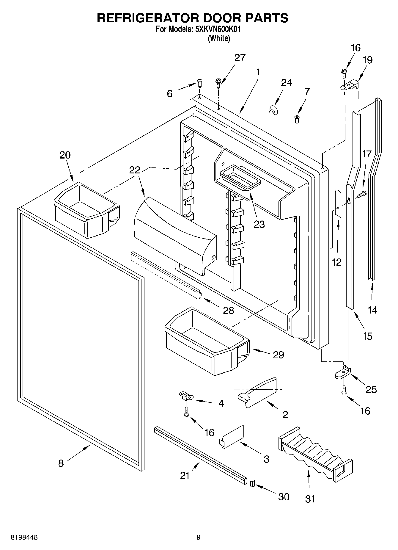 05 - REFRIGERATOR DOOR PARTS