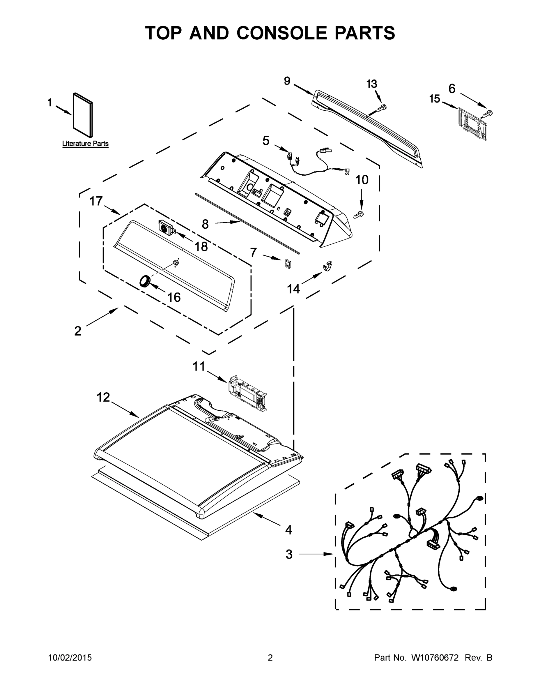 02 - TOP AND CONSOLE PARTS
