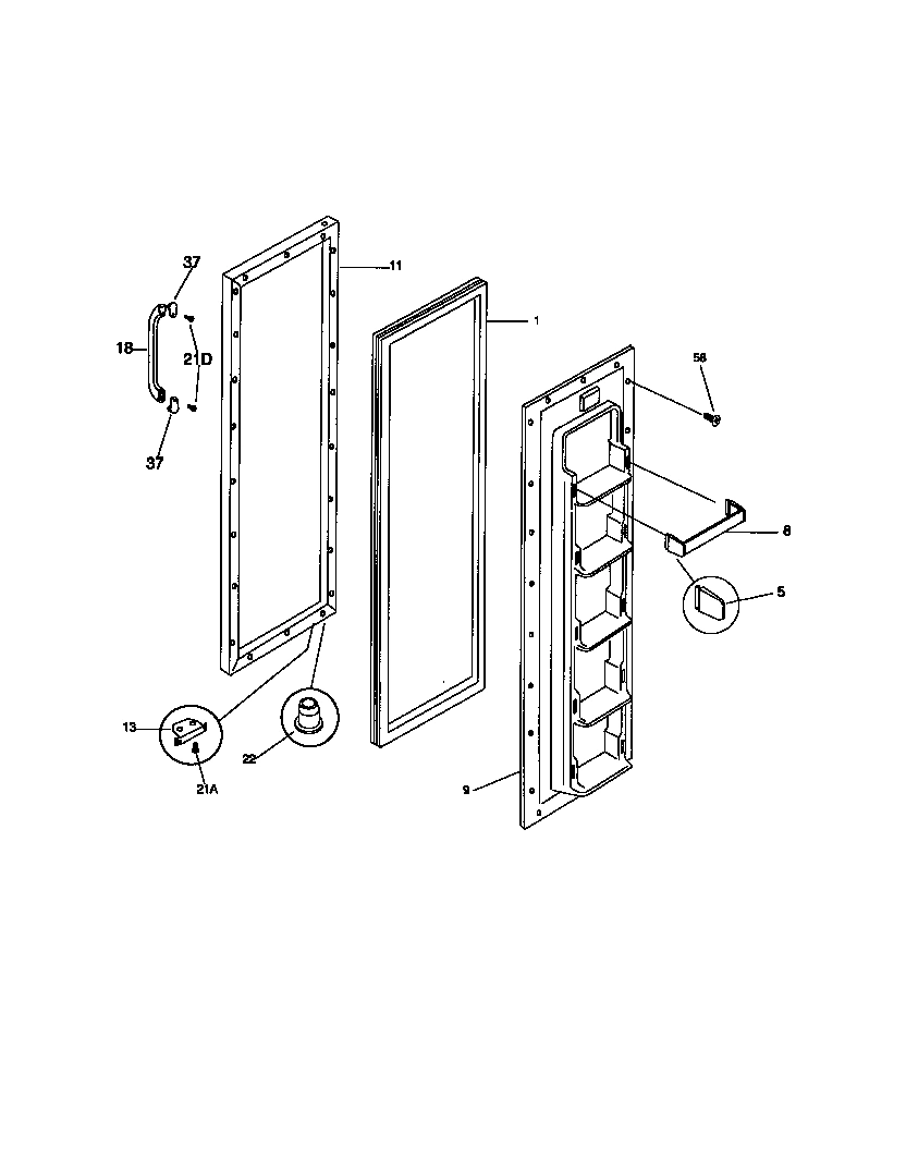 02 - FREEZER DOOR
