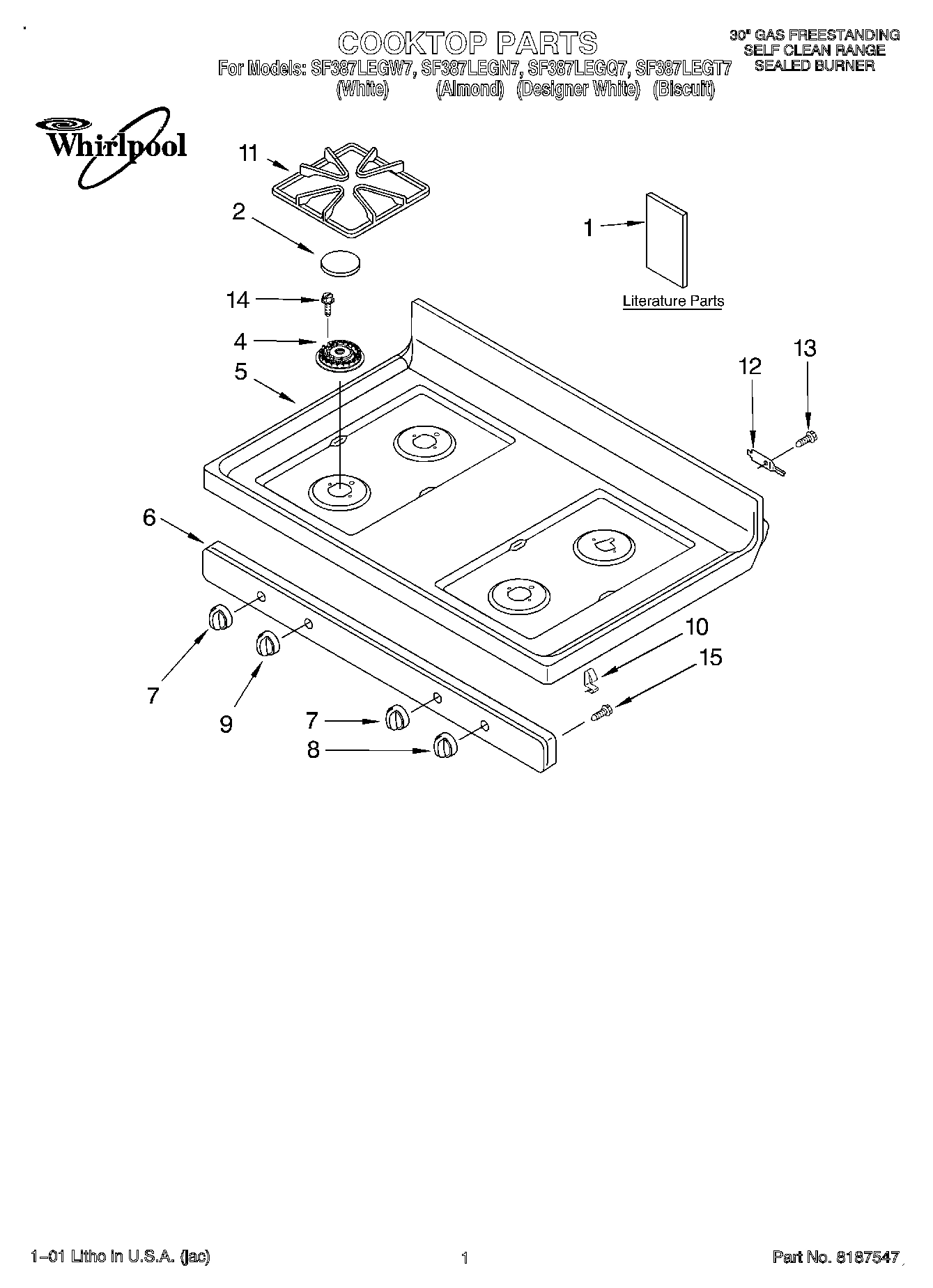 01 - COOKTOP, LITERATURE