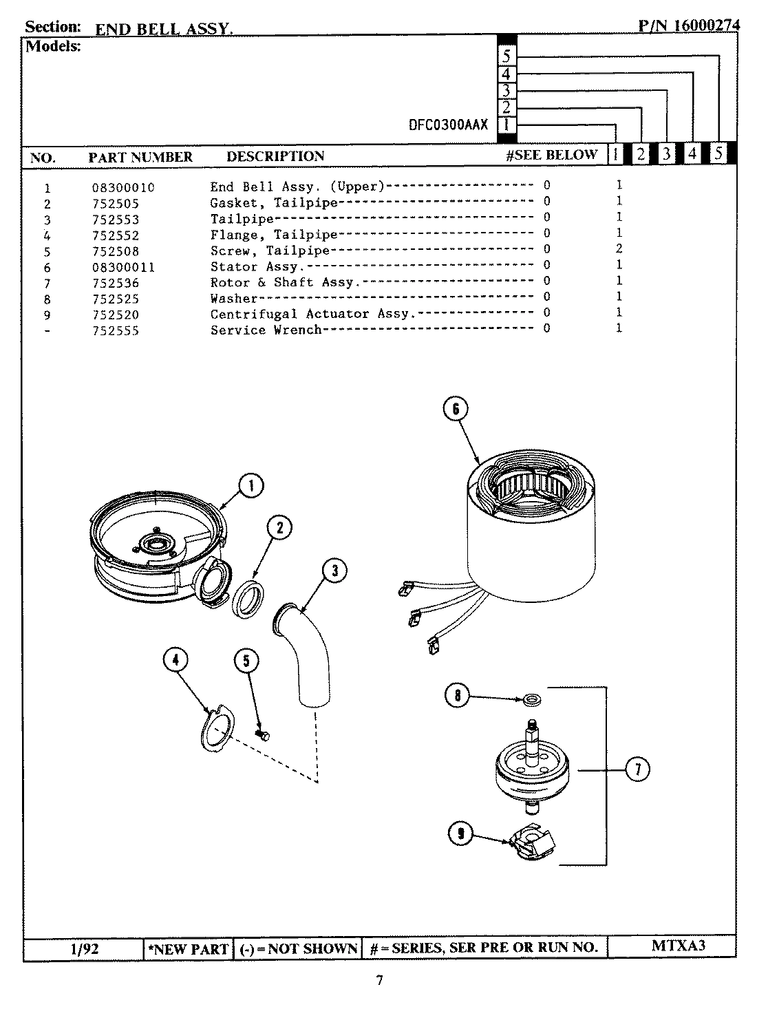 02 - END BELL ASSY. (DFC0300AAX)