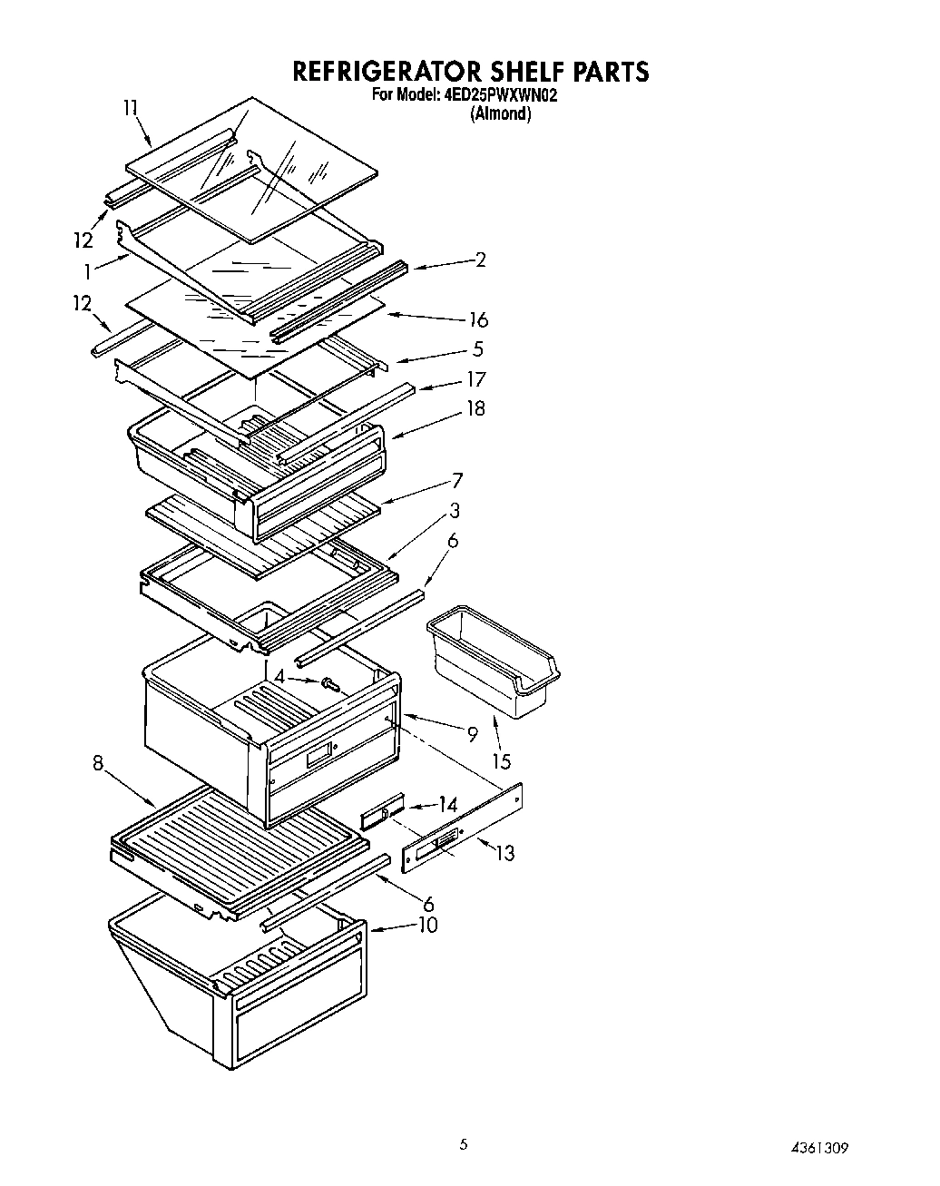 04 - REFRIGERATOR SHELF
