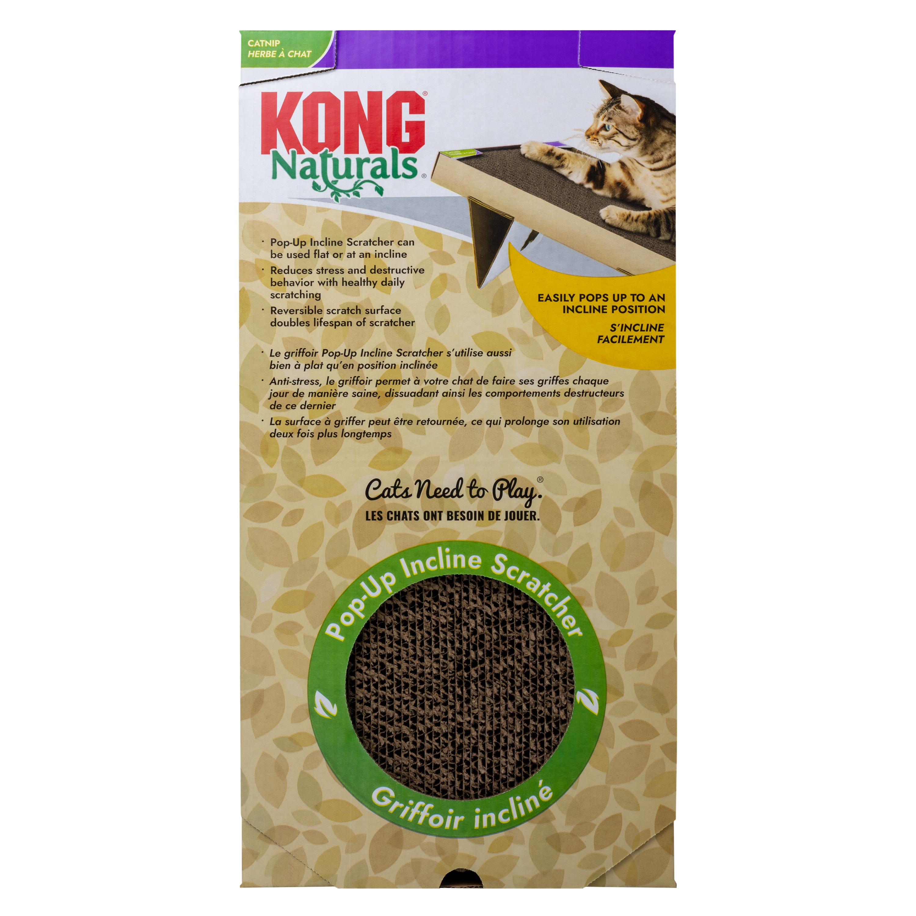 Naturals® Pop-Up Incline Scratcher onpack product image