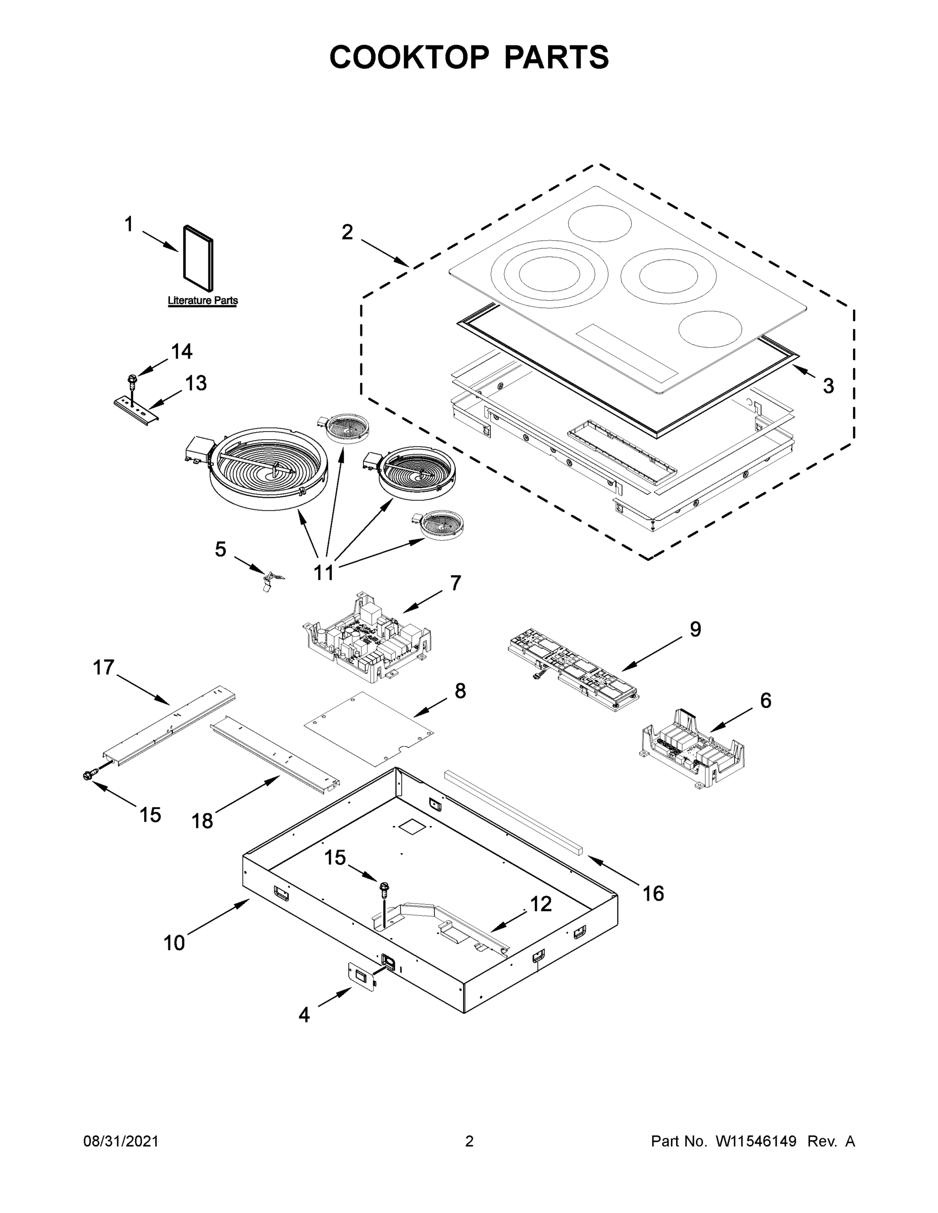 02 - COOKTOP PARTS