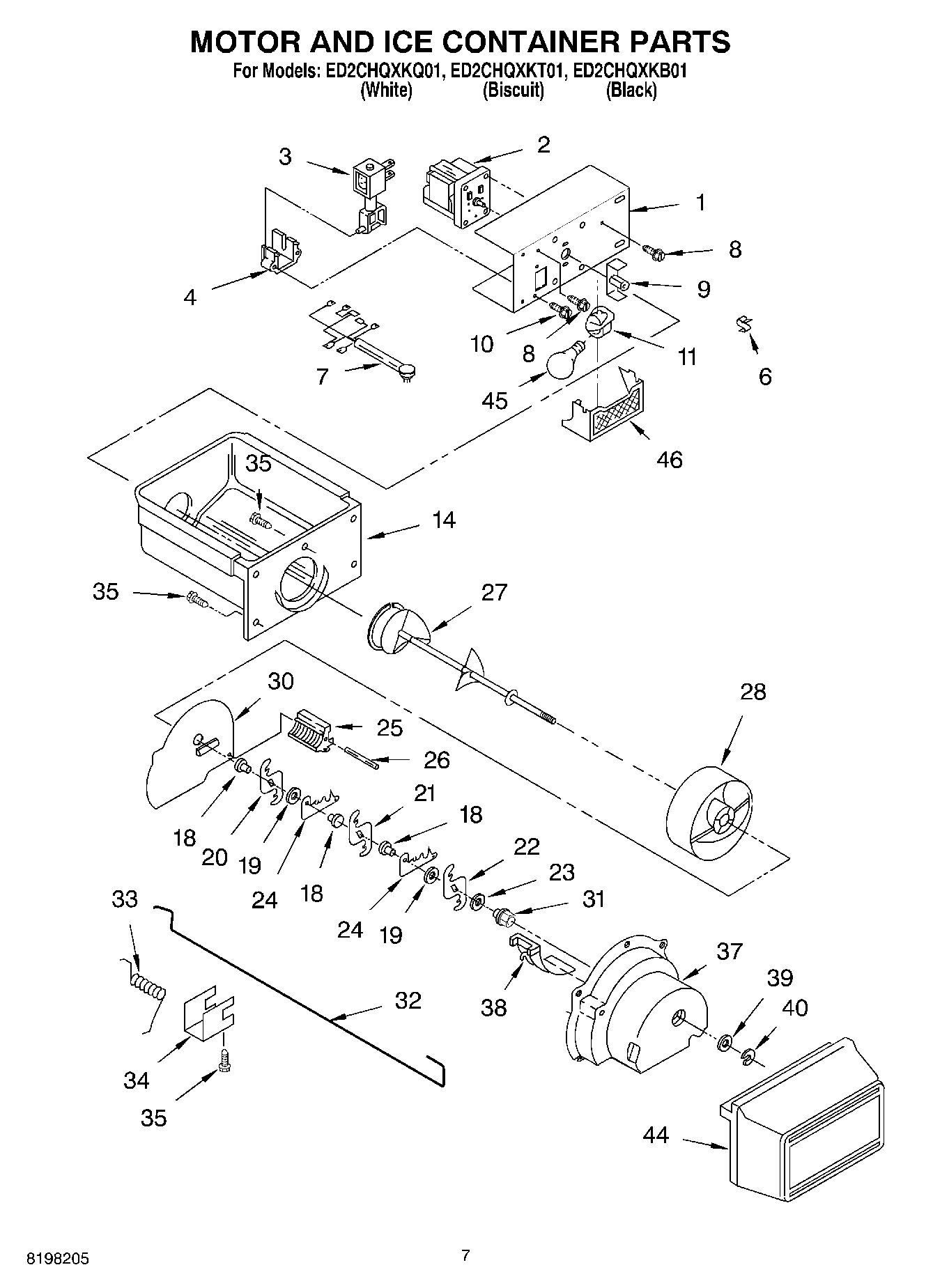 06 - MOTOR AND ICE CONTAINER
