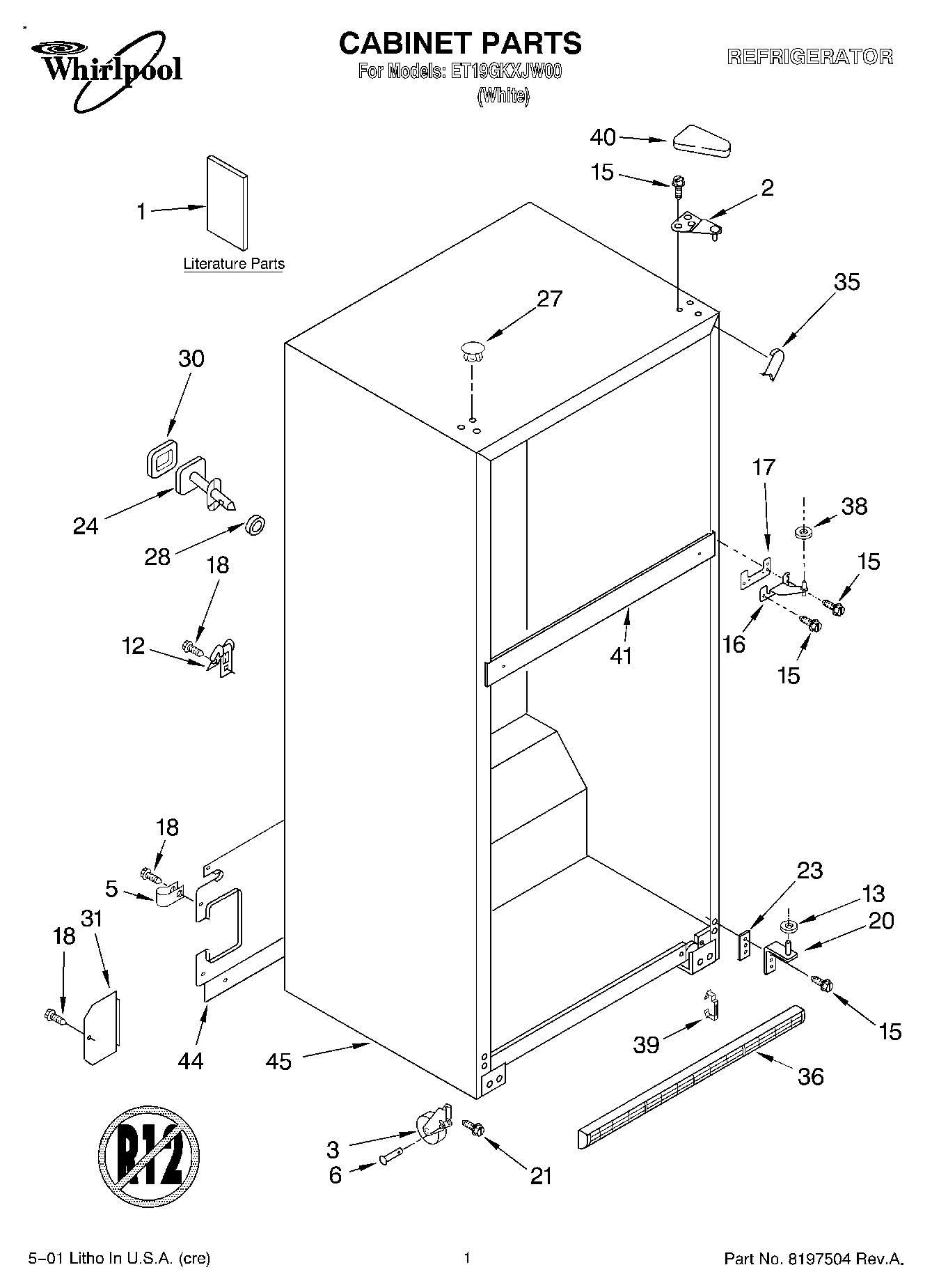01 - CABINET, LITERATURE